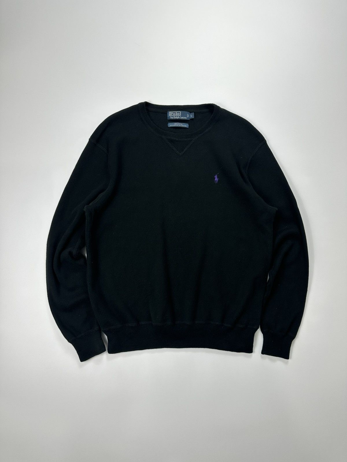 Polo Ralph Lauren Polo Ralph Lauren Sweater Purple Logo Men's Size US L / EU 52-54 / 3 - 1 Thumbnail