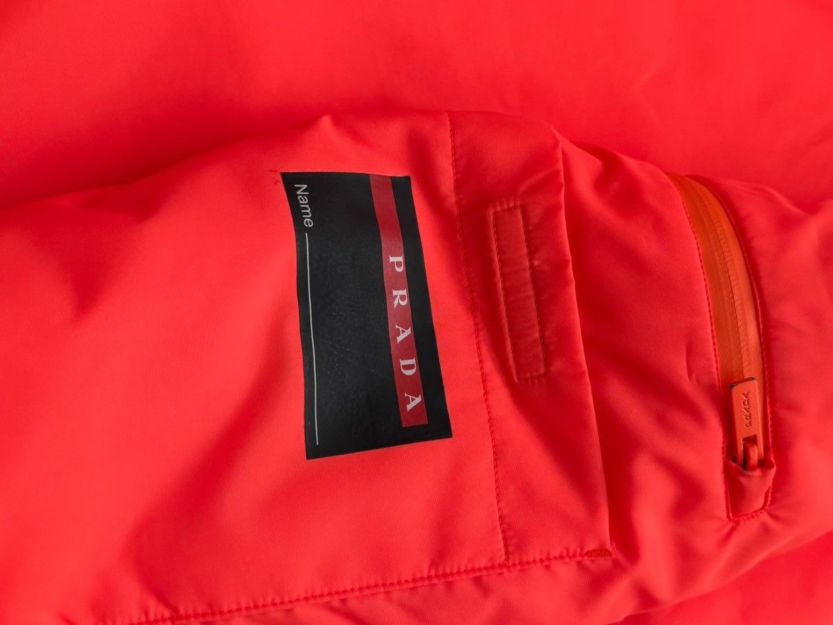 Prada Lines Rossa Fluorescent Tangerine Insulated Parka Size US S / EU 44-46 / 1 - 7 Thumbnail