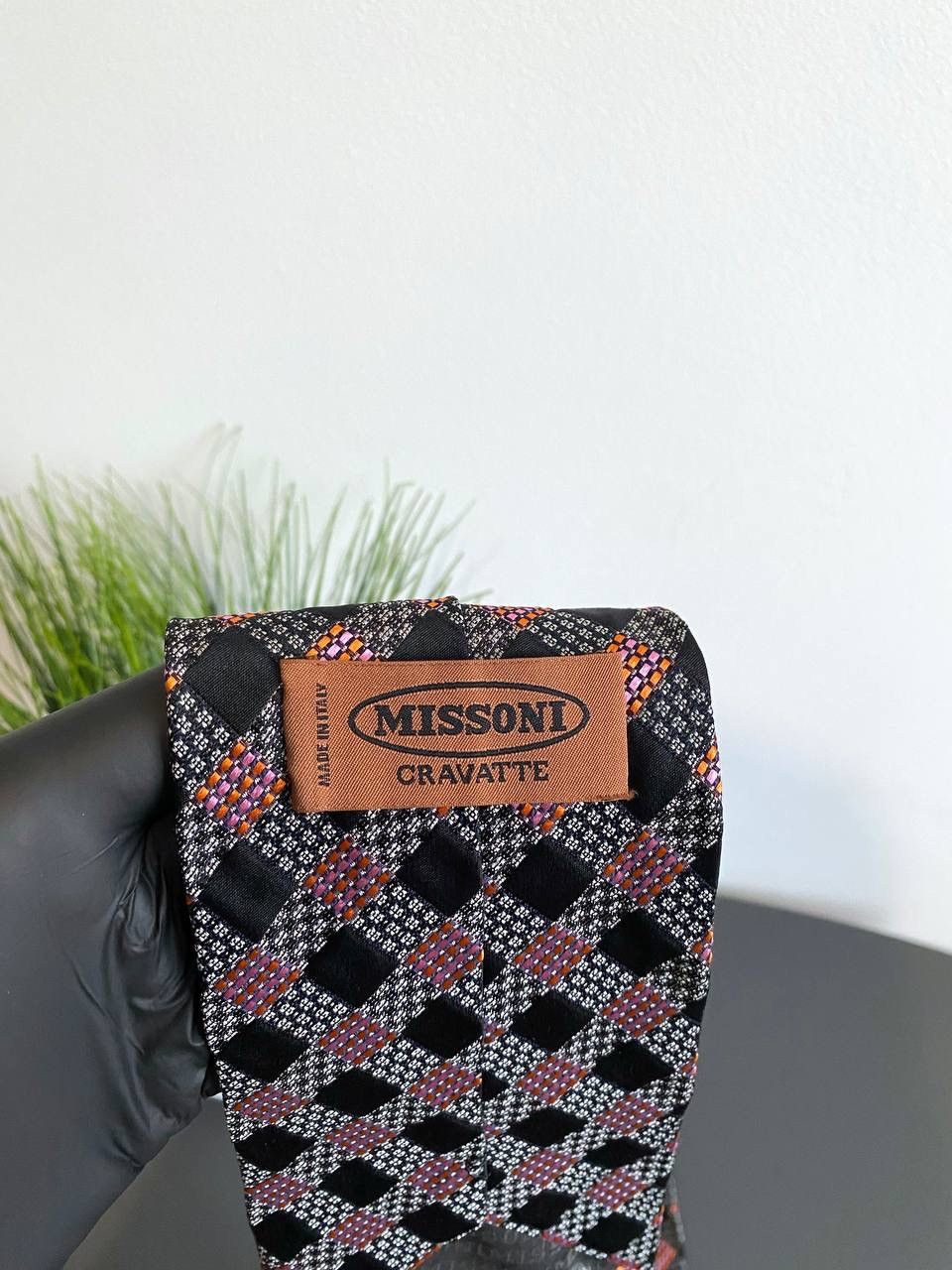 Missoni Missoni Luxury Silk Tie Geometric Pattern, Made in Italy Size ONE SIZE - 6 Thumbnail