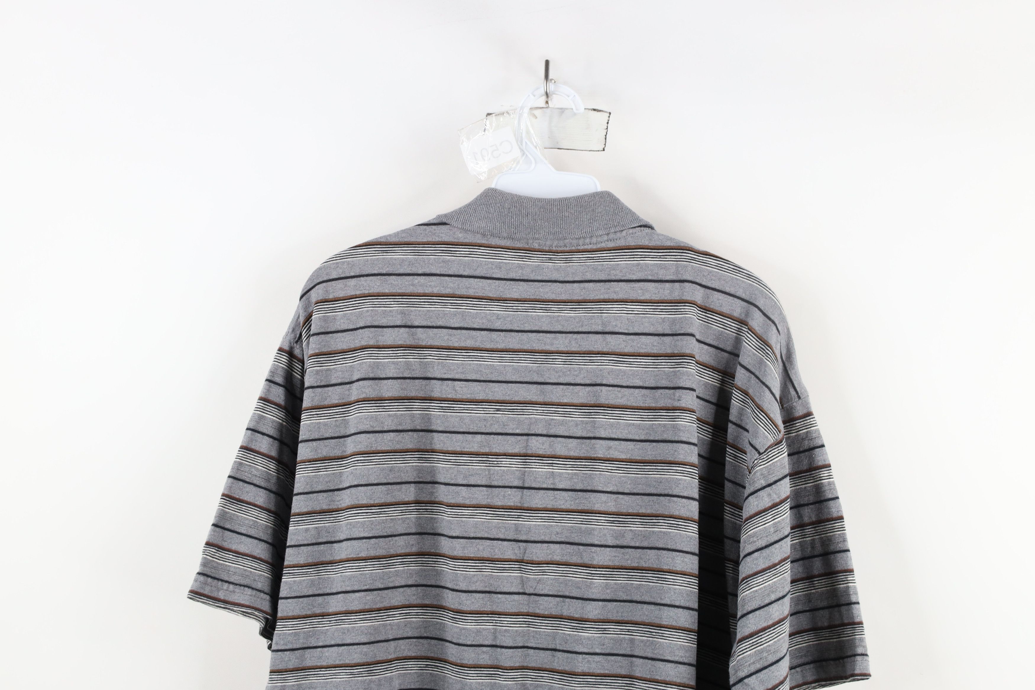 Vintage Vintage 90s Streetwear Knit Short Sleeve Golf Polo Shirt Size US XL / EU 56 / 4 - 11 Thumbnail