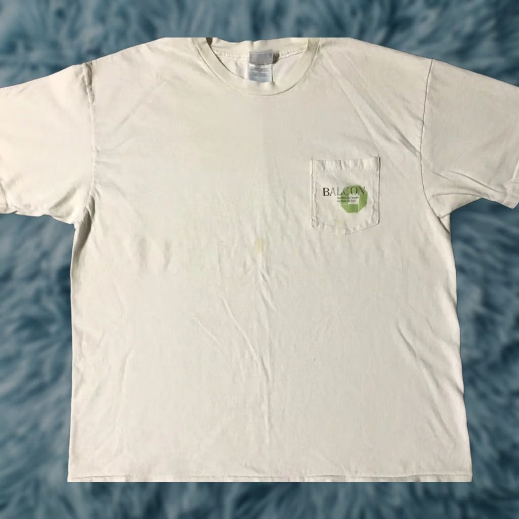 Vintage VINTAGE Chase Bank Journey Continues Faded Distress Shirt L White 90s 80s Grunge USA T-Shirt Mens Size US L / EU 52-54 / 3 - 1 Thumbnail