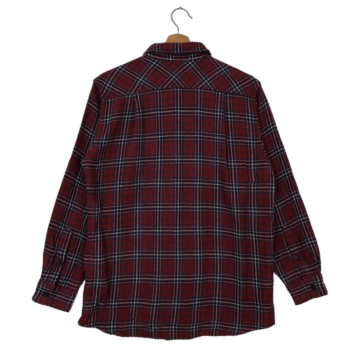 Japanese Brand 🔥VINTAGE SHIRT FLANNEL JACKET JANERIVER ISSEY MIYAKE Size US M / EU 48-50 / 2 - 7 Thumbnail
