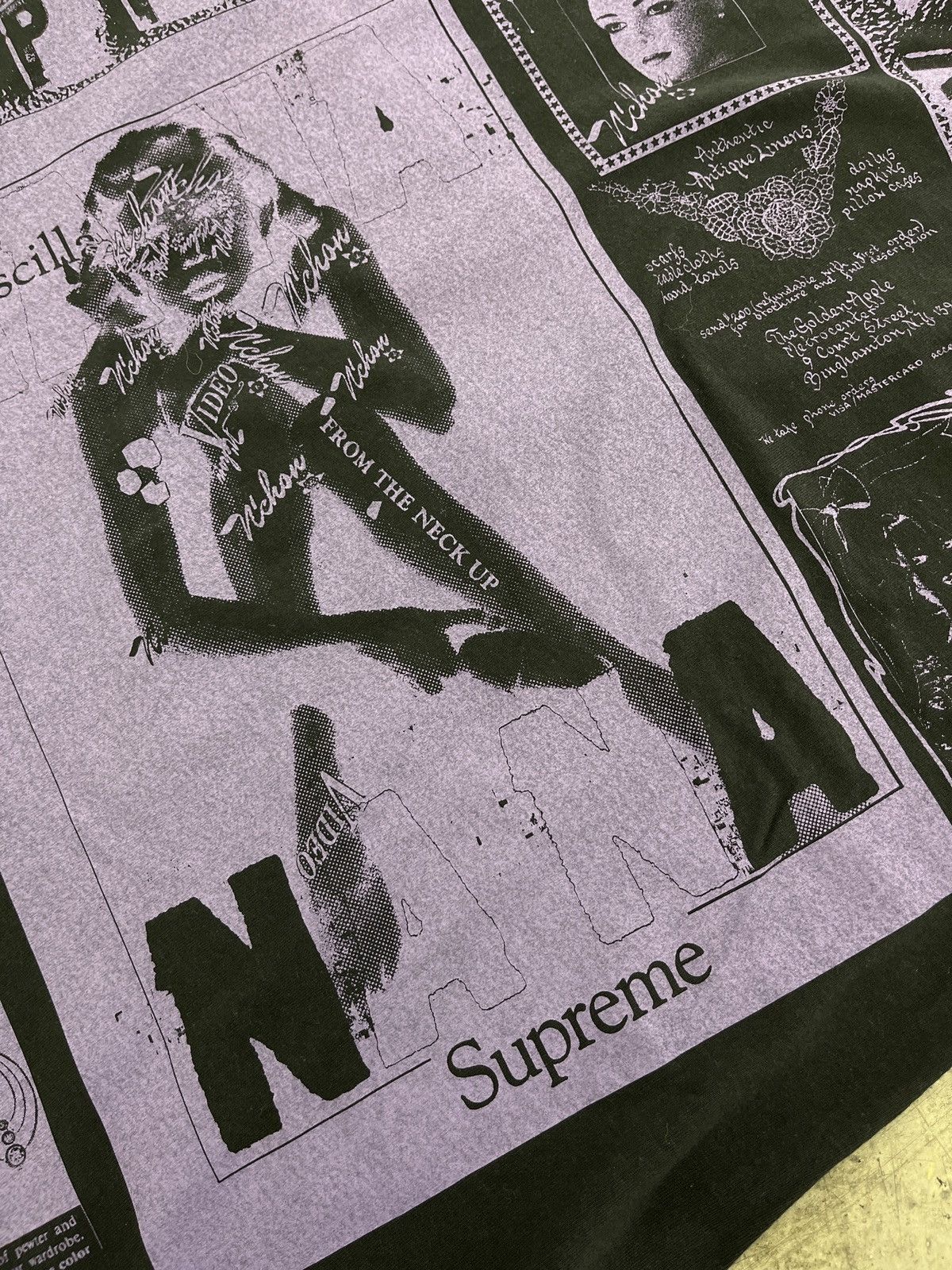 Supreme New Supreme college tee Black M Size US M / EU 48-50 / 2 - 4 Thumbnail