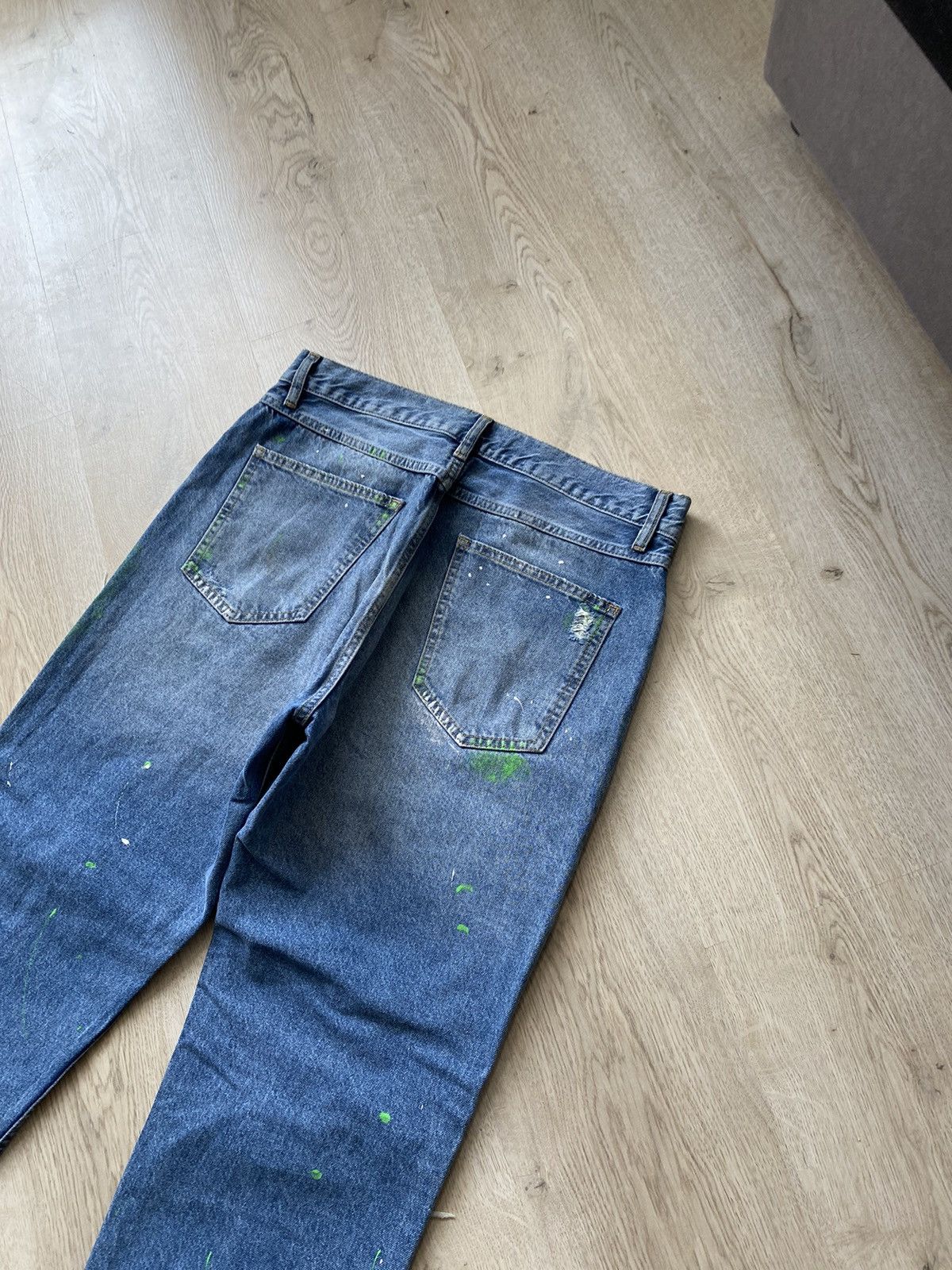 Hysteric Glamour × Le Grande Bleu (L.G.B.) × Vintage Vintage Distressed Jeans Patchwork Faded Japanese Rare Y2K Size US 32 / EU 48 - 9 Thumbnail