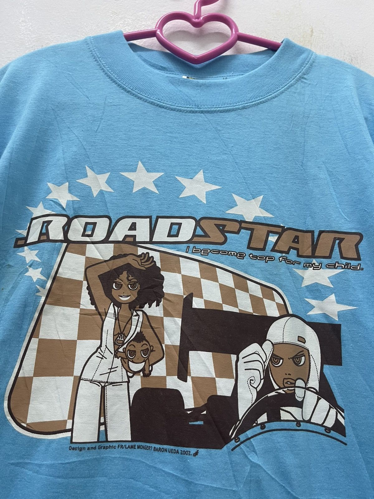 Anime Rare Vintage ROAD STAR Baron Ueda 2002 Size US M / EU 48-50 / 2 - 3 Thumbnail