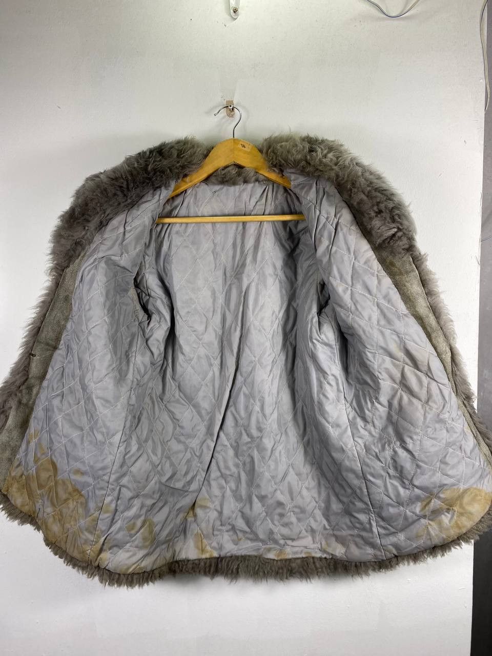Leather no brands leather jacket fur finishing Size US M / EU 48-50 / 2 - 5 Thumbnail
