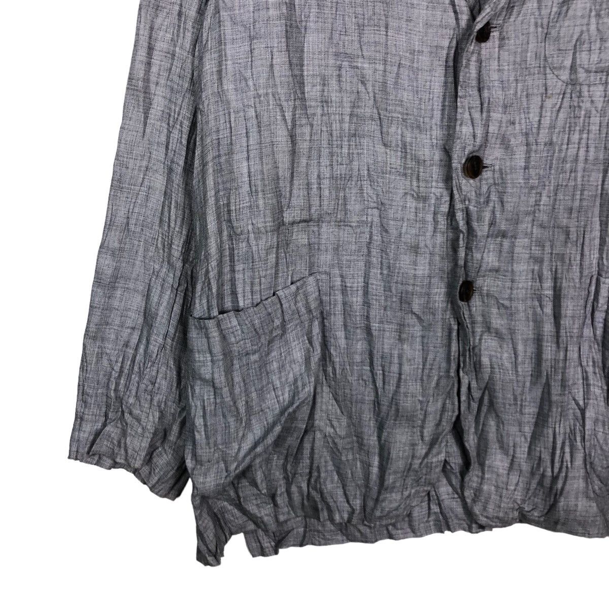 Issey Miyake 🔥VINTAGE PLEATED BUTTON JACKET ISSEY MIYAKE Size US L / EU 52-54 / 3 - 4 Thumbnail