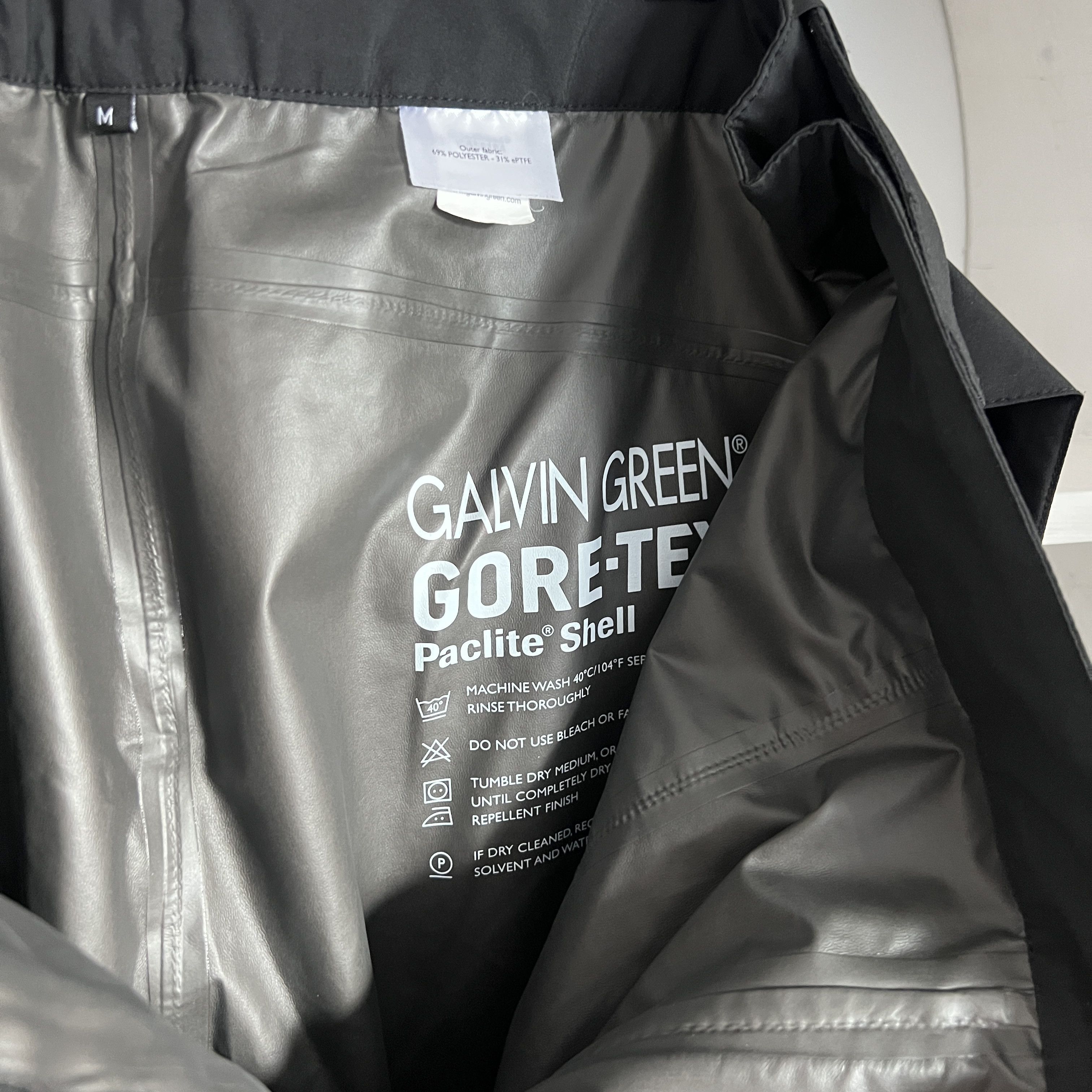 Galvin Green GALVIN GREEN GORE-TEX GTX Black Waterproof Pants Size M Size 30" / US 8 / IT 44 - 10 Thumbnail