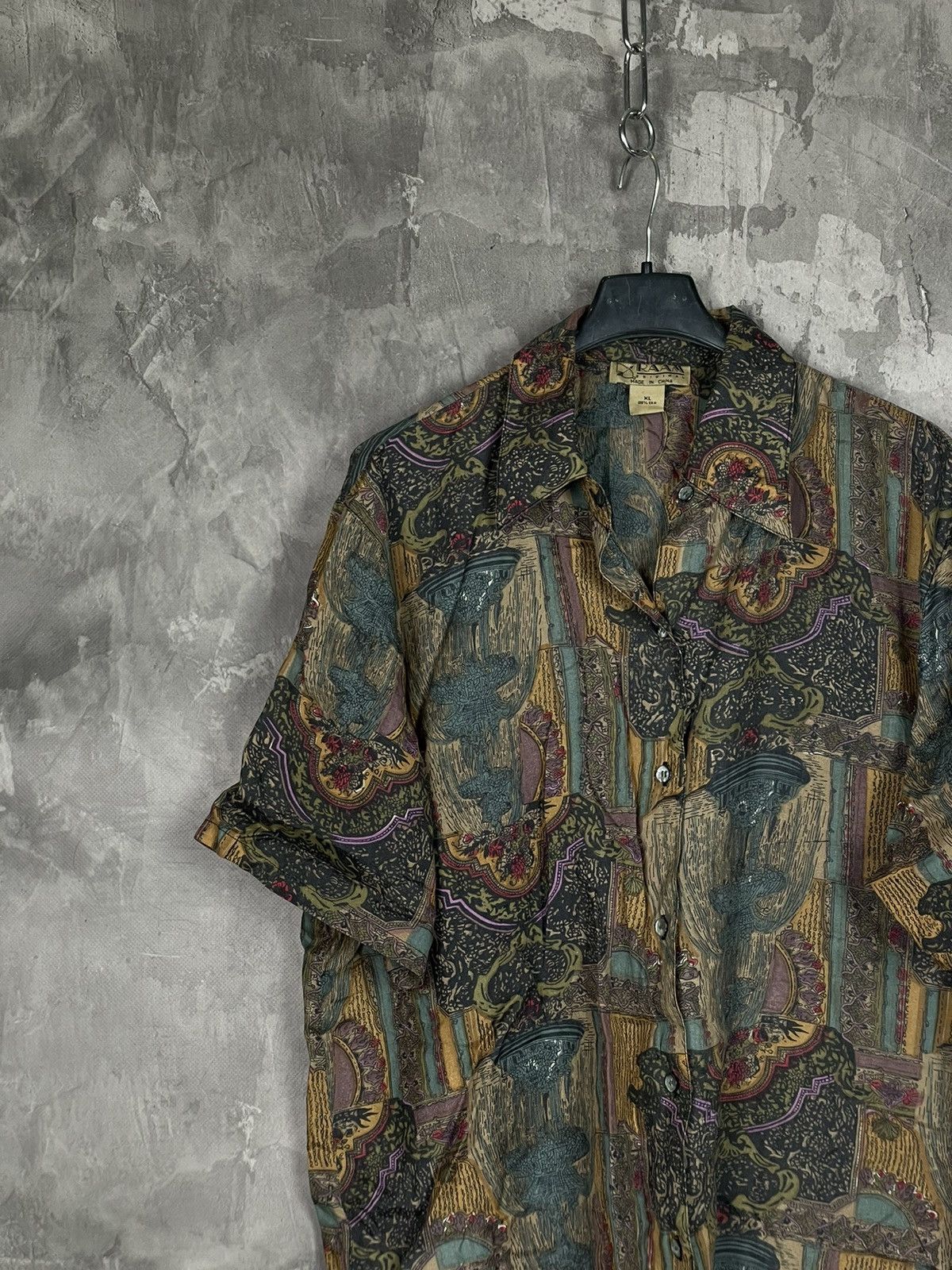 Japanese Brand × Vintage Avant Garde Y2K Vintage 90s Retro Multilogo Shirt Size US XL / EU 56 / 4 - 3 Thumbnail