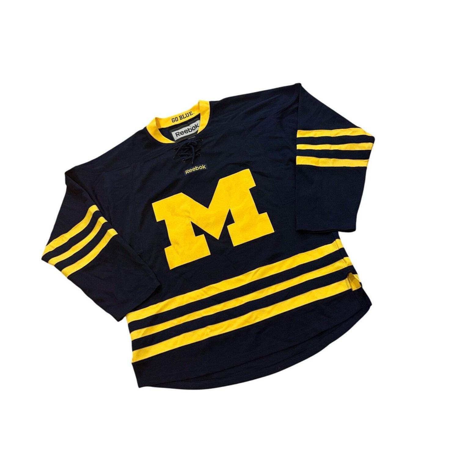 Reebok Reebok University of Michigan Wolverines NCAA Hockey Jersey Size US M / EU 48-50 / 2 - 3 Thumbnail