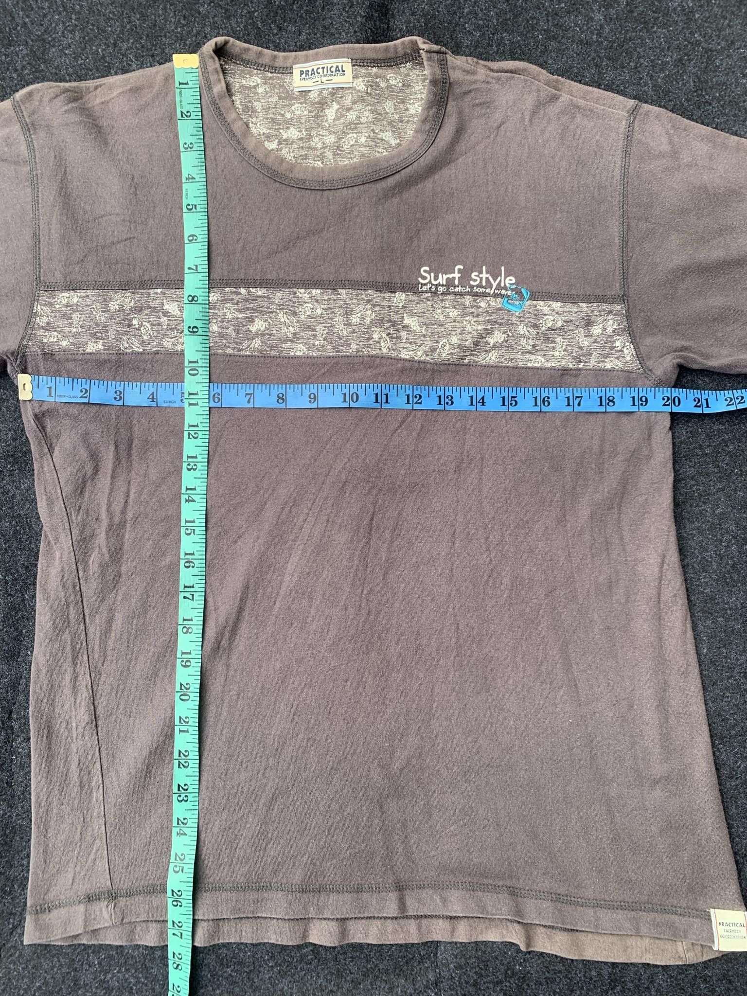 Sun Surf Surf style let's go catch some waves faded Tshirt Size US M / EU 48-50 / 2 - 7 Thumbnail