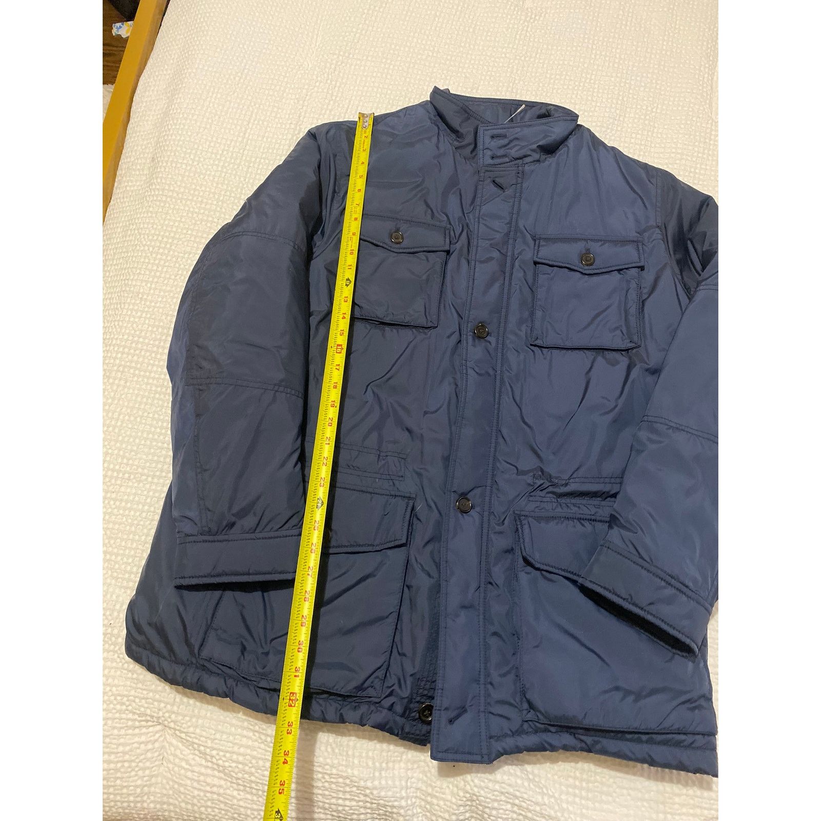 Brooks Brothers BROOKS BROTHERS Large XXL Navy Blue Duck Down Parka Jacket Size US XXL / EU 58 / 5 - 4 Thumbnail