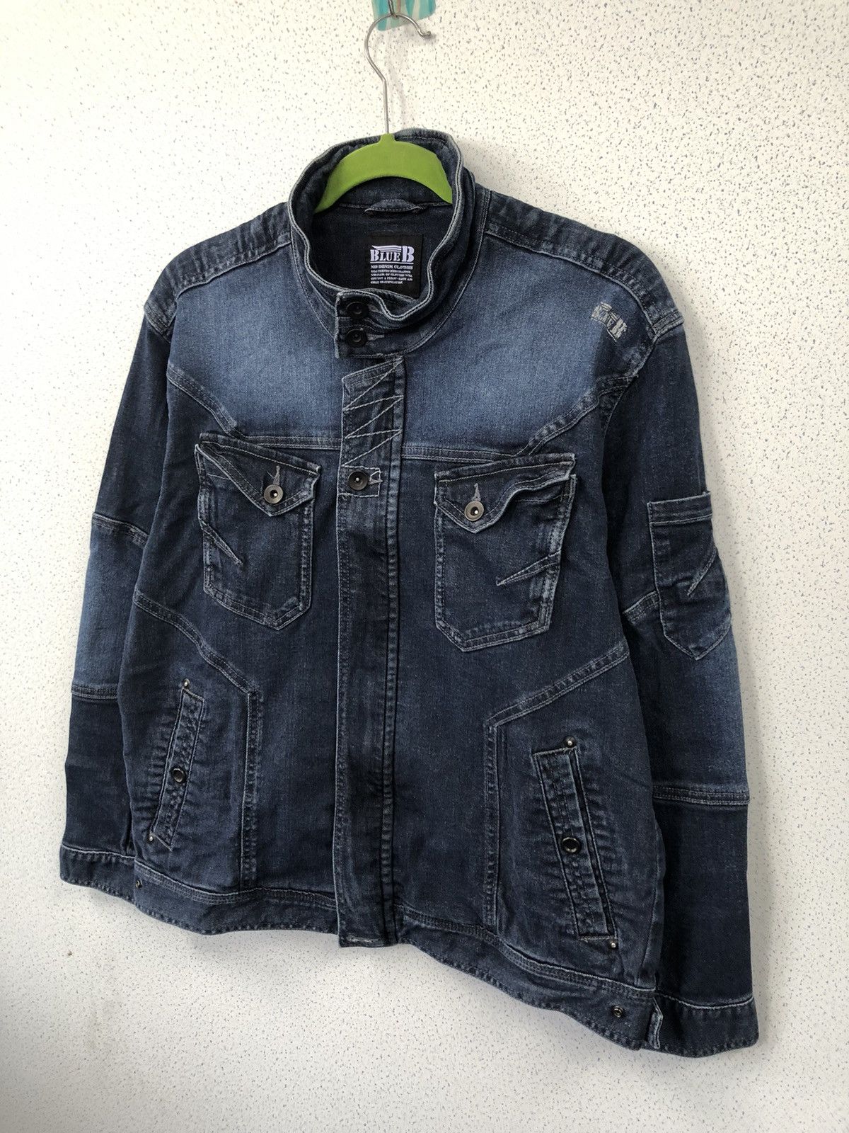 Japanese Brand Blue B Neo Denim Jacket Size US M / EU 48-50 / 2 - 4 Thumbnail