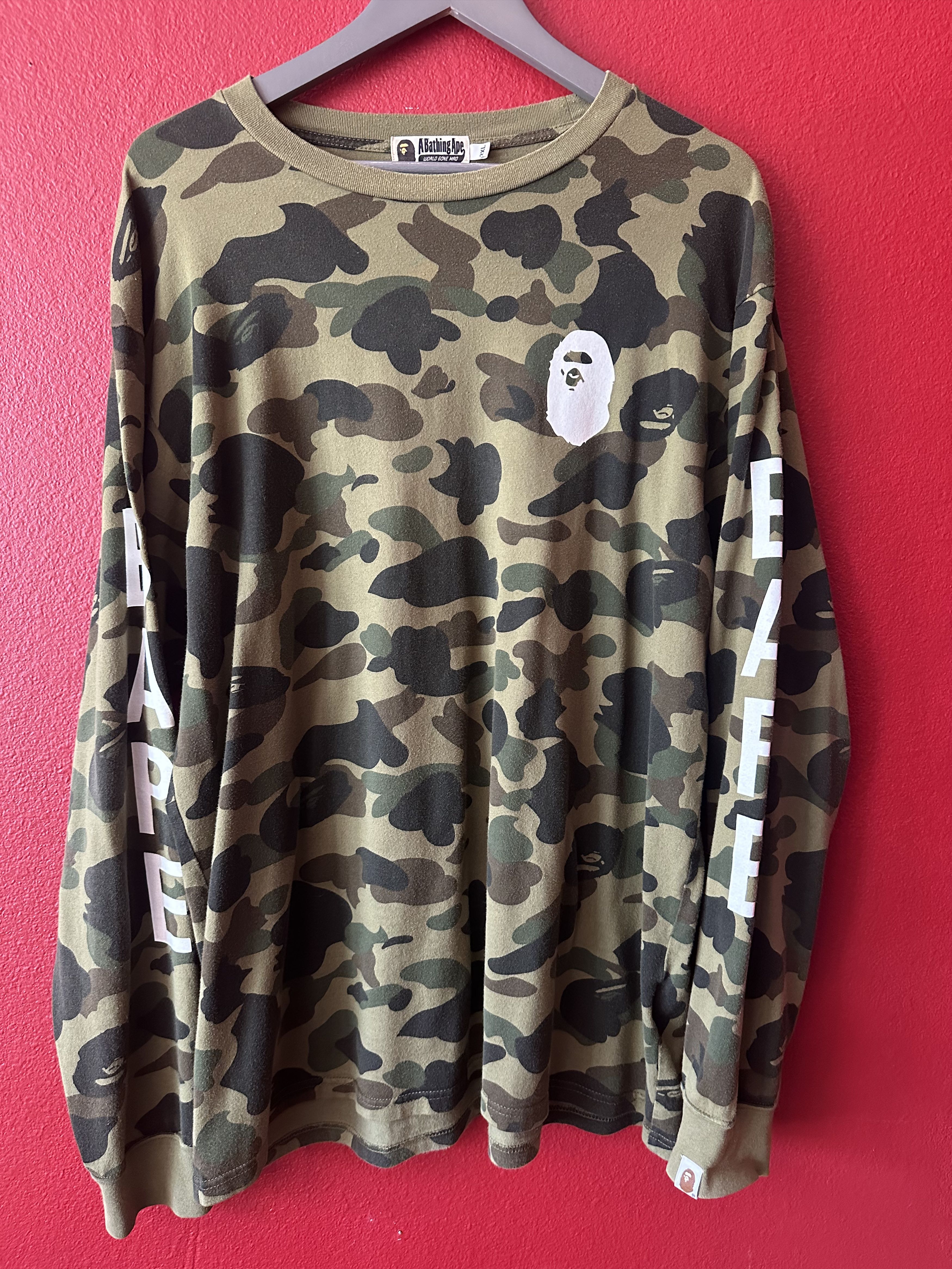 Bape A Bathing Ape BAPE ABC Camo NYC One Point LS Tee | Grailed