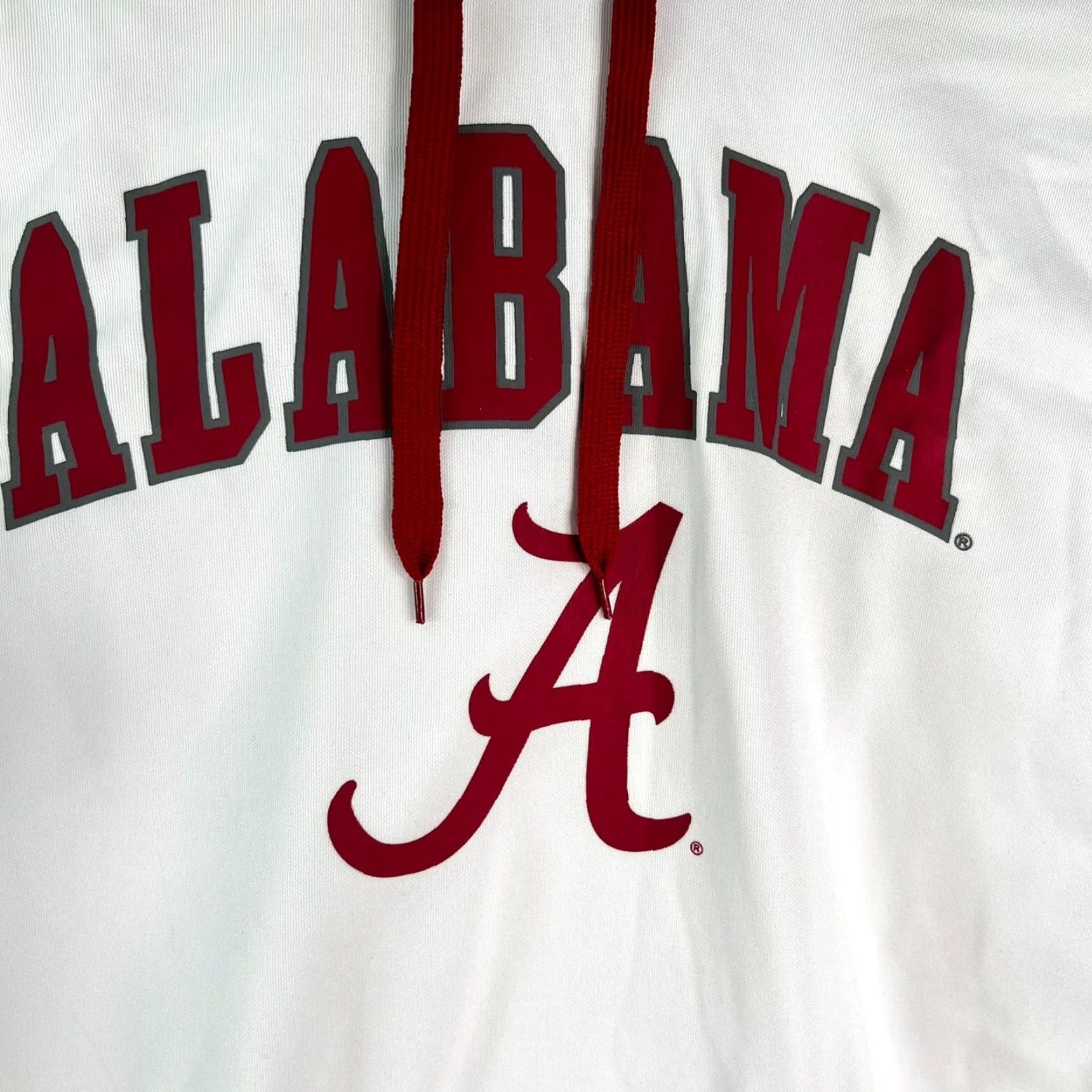 Vintage VINTAGE Alabama Crimson Tide Hoodie White Logo Size S Stadium Distressed Size US S / EU 44-46 / 1 - 2 Thumbnail