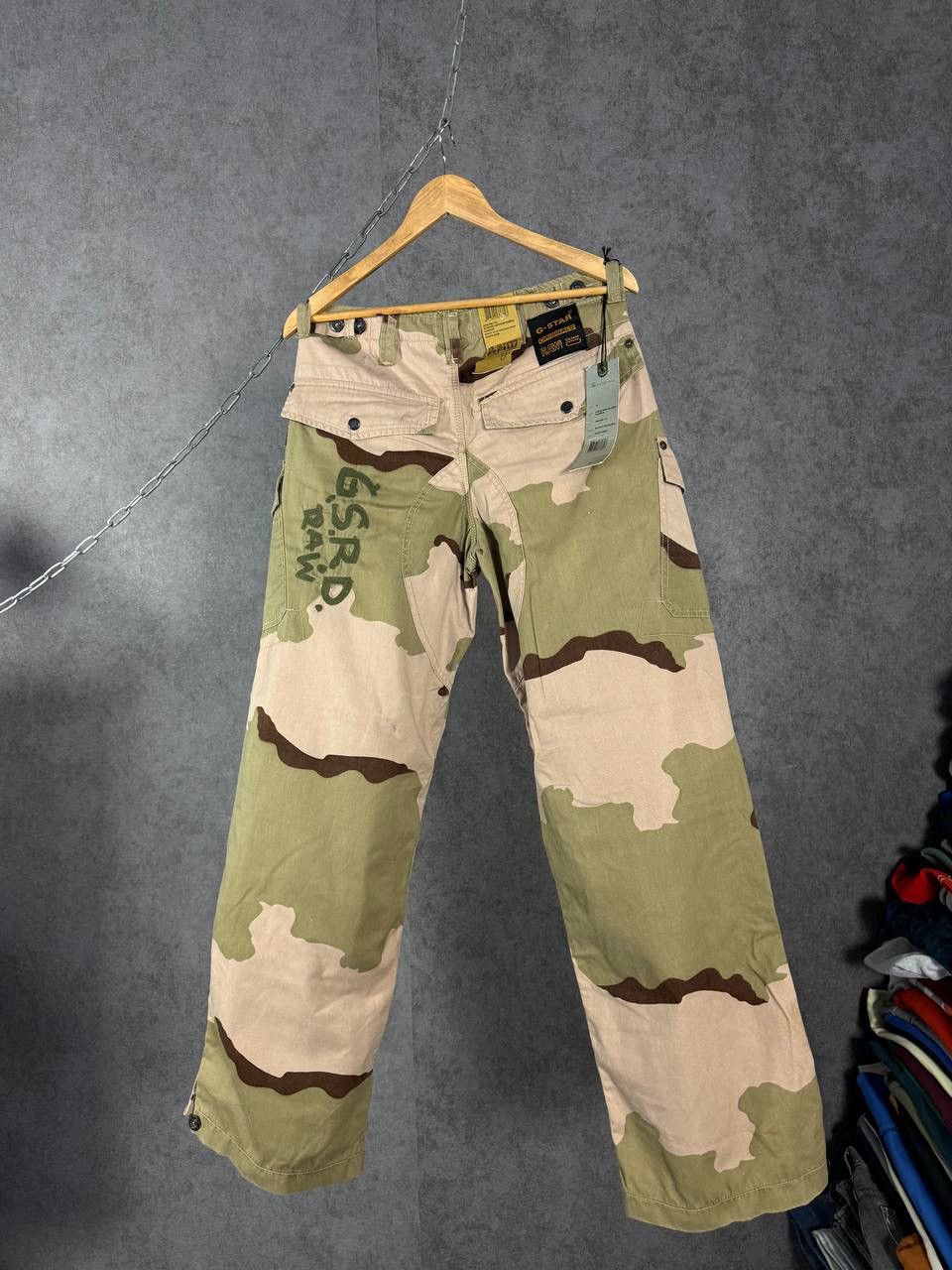 G-Star G Star camo designer vintage cargo pants Size US 30 / EU 46 - 10 Thumbnail