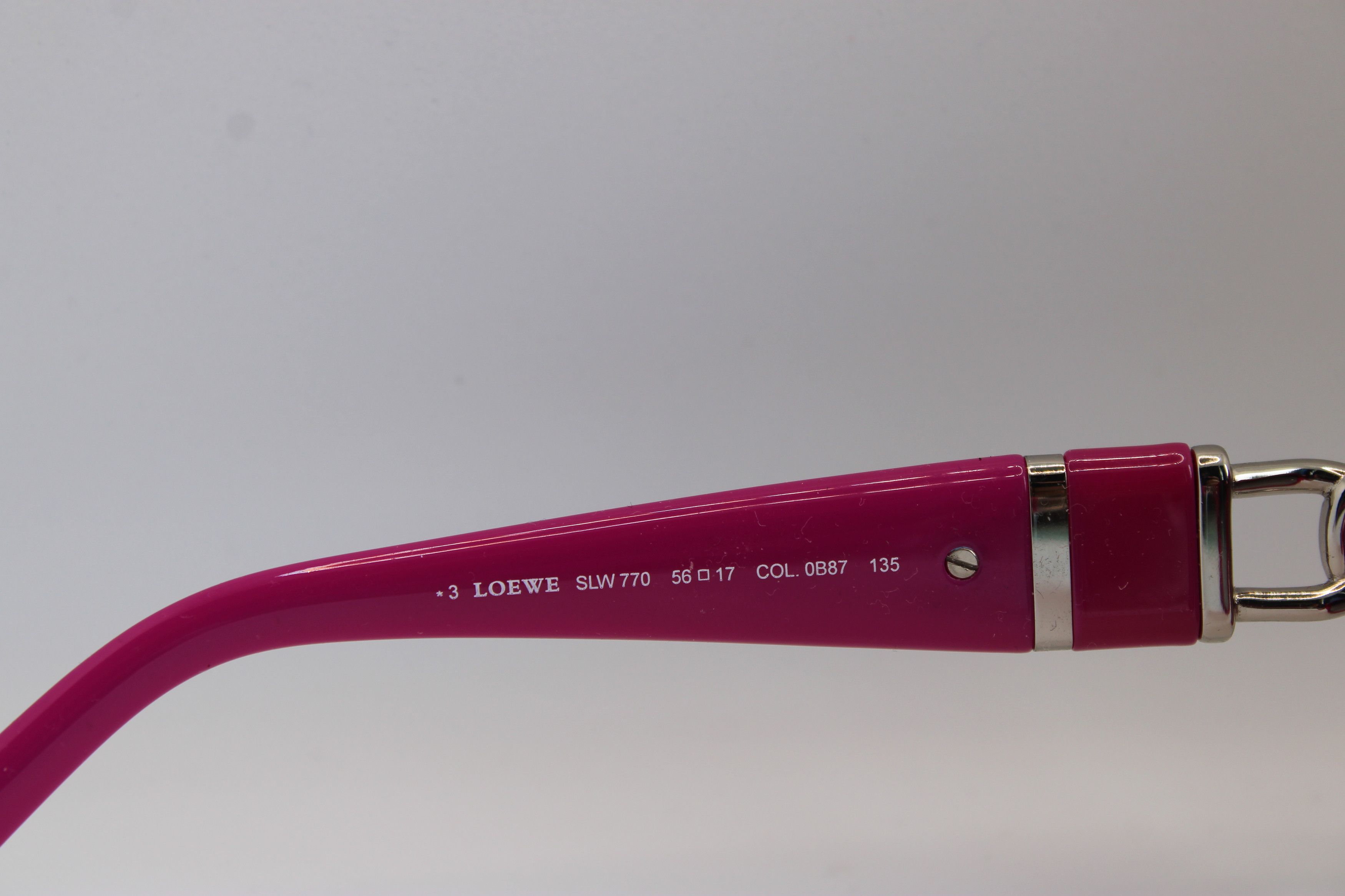 Loewe Loewe Pink Sunglasses Size ONE SIZE - 17 Thumbnail