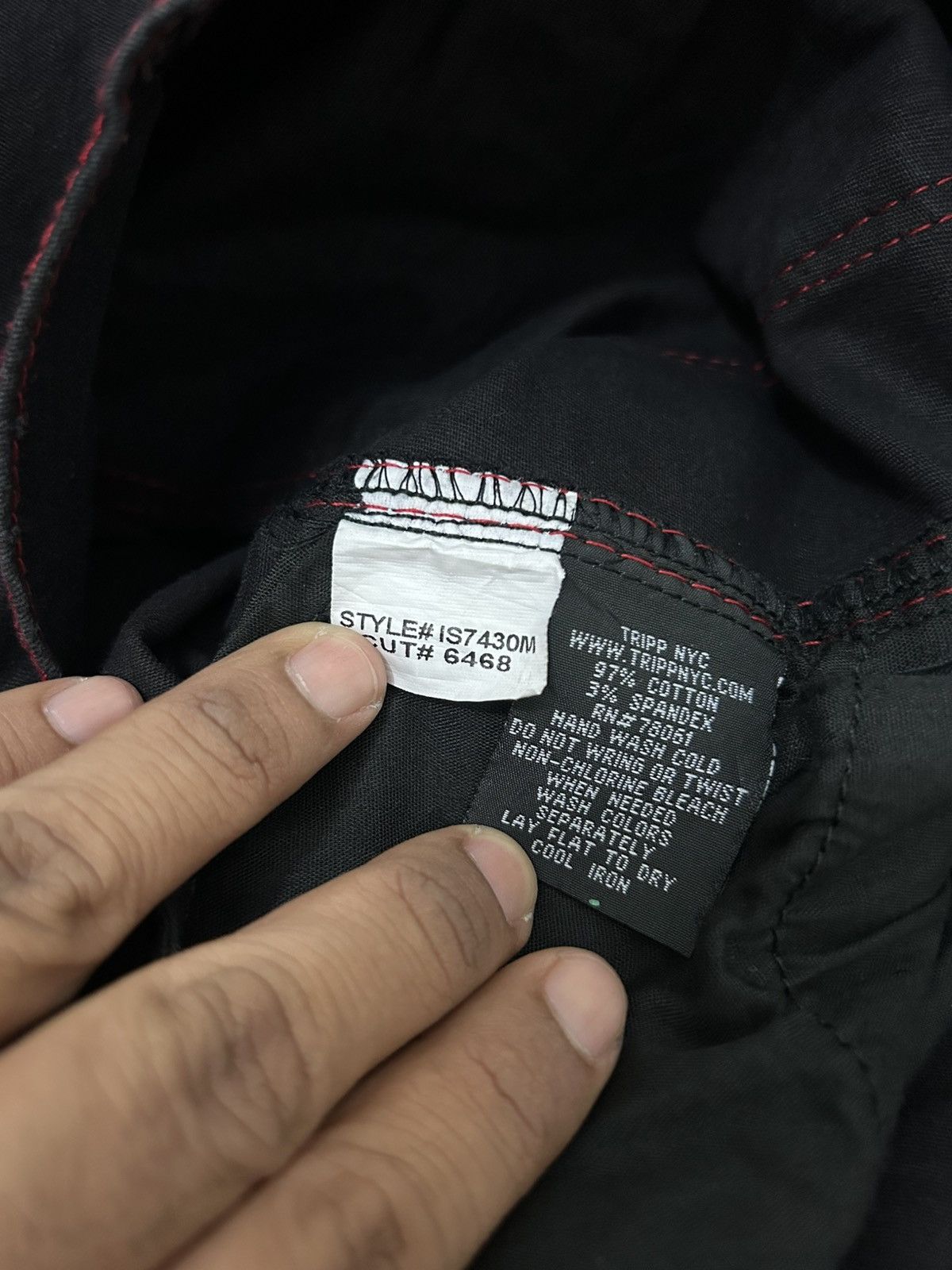 Tripp NYC Bondage Studded Pants