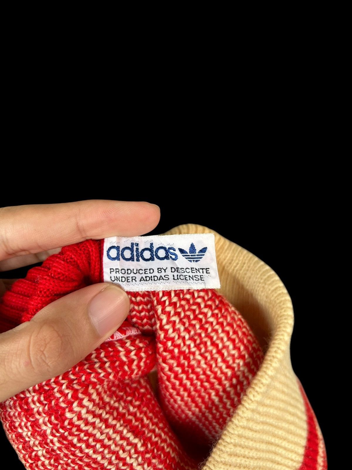 Japanese Brand × Kapital × Vintage Vtg Adidas Mohawk Style Beanie Hats knitt Size ONE SIZE - 6 Thumbnail