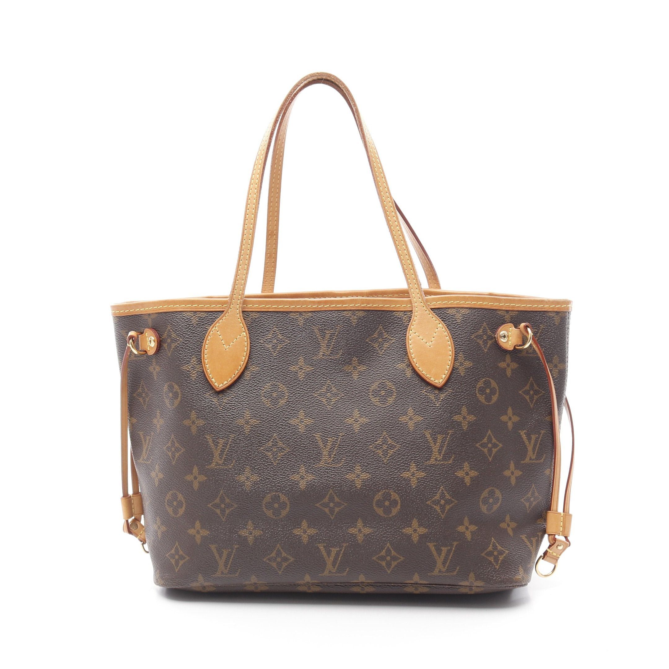 Louis Vuitton Louis Vuitton Neverfull Pm Monogram Handbag Tote Bag Leather Brown Size ONE SIZE - 1 Thumbnail