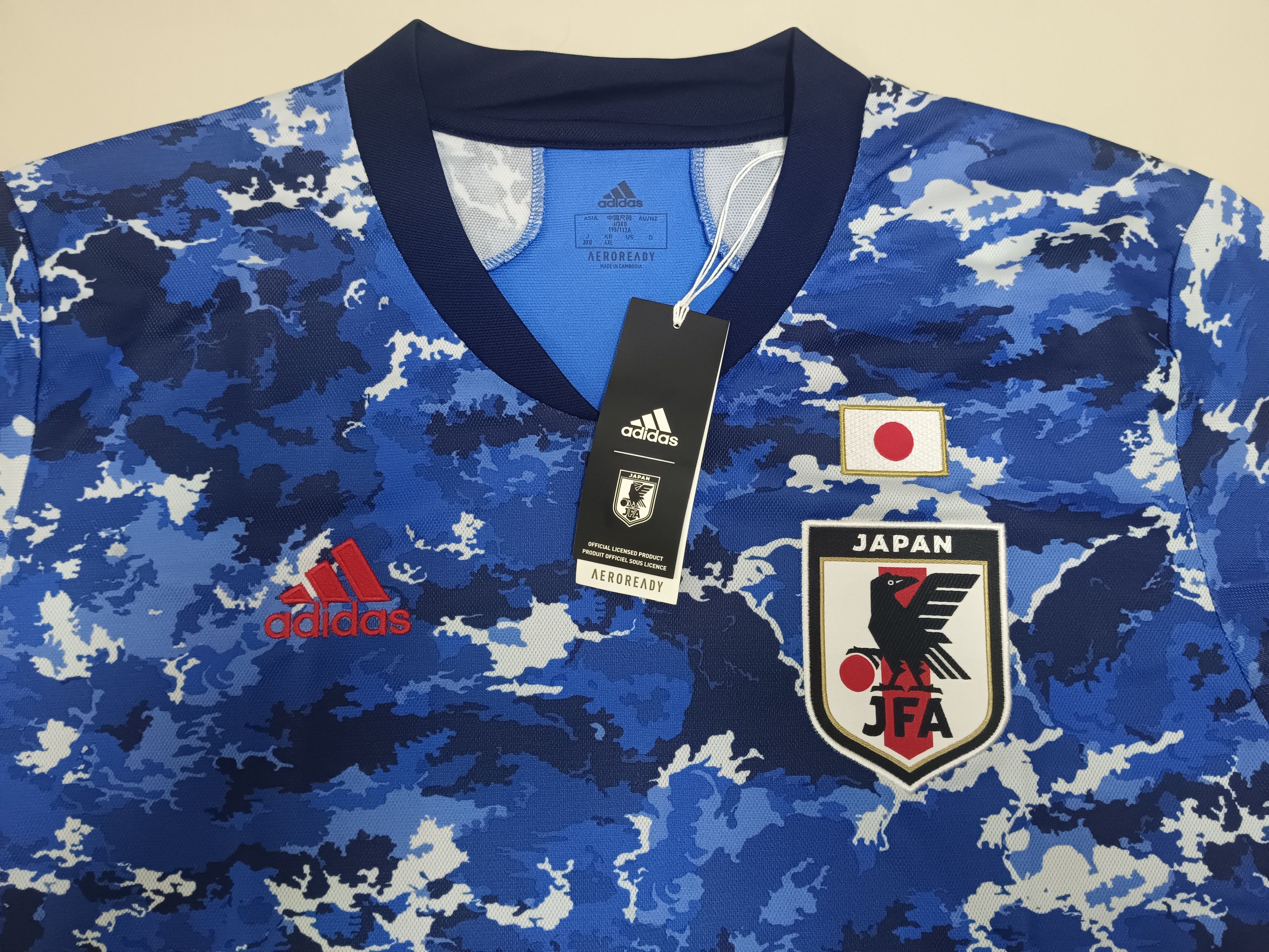 Adidas × Hypebeast Adidas 2020 Home Jersey Samurai JAPAN National Team Football Size US L / EU 52-54 / 3 - 2 Thumbnail