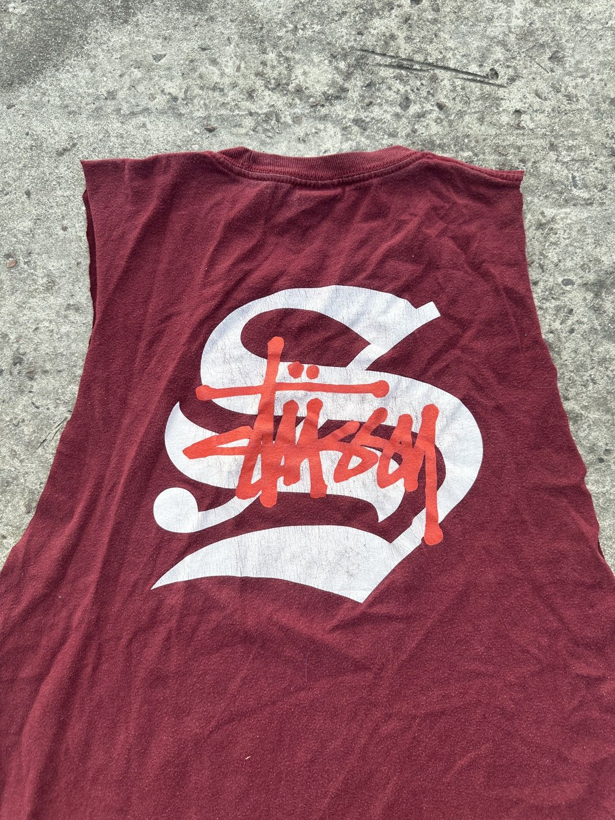 Stussy Vintage Stussy Tank Top Logo Streetwear Rare USA M 90s Size US M / EU 48-50 / 2 - 2 Thumbnail