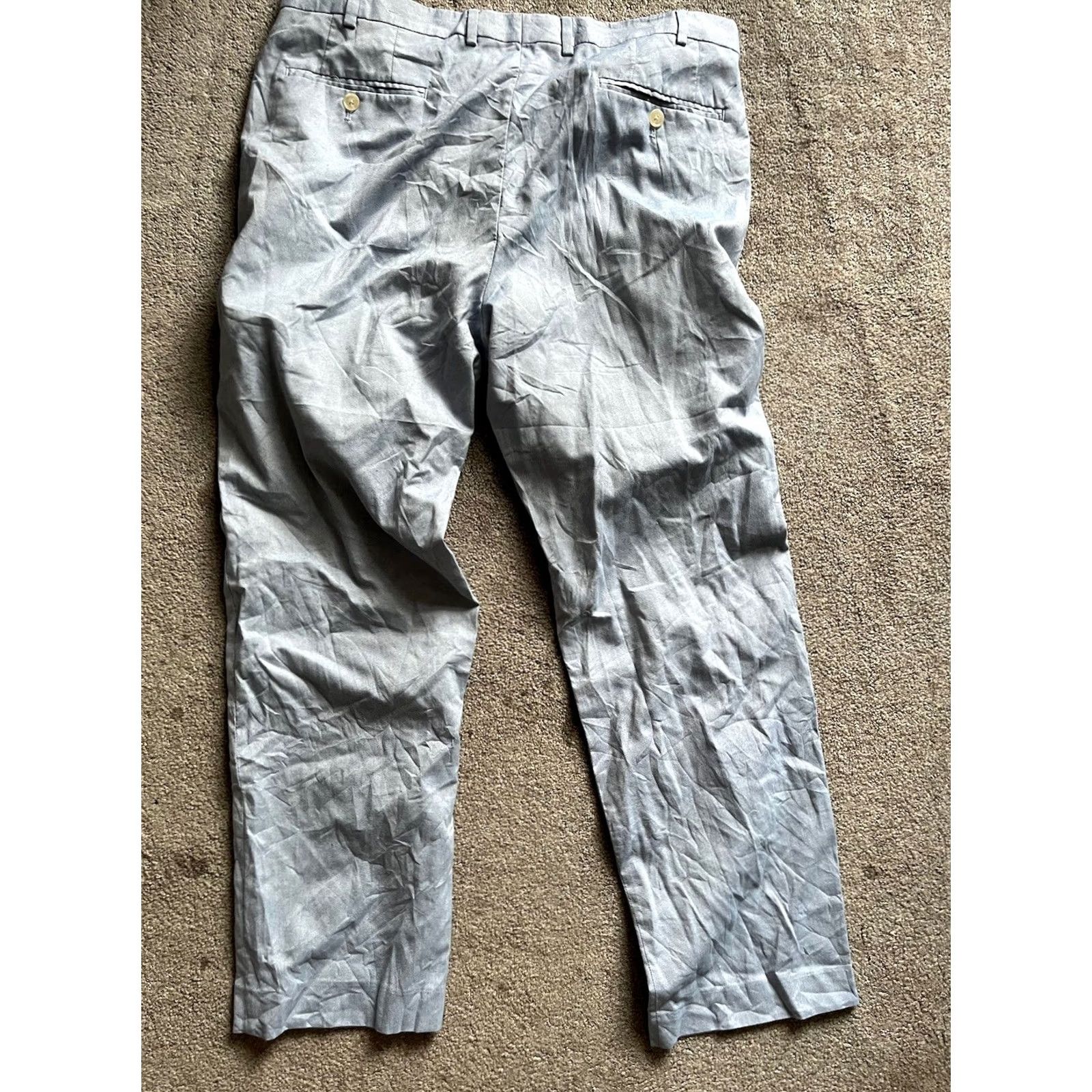 Ralph Lauren Lauren Ralph Lauren dress pants mens size 38x30 Light Blue Polyester Blend Size US 38 / EU 54 - 3 Thumbnail