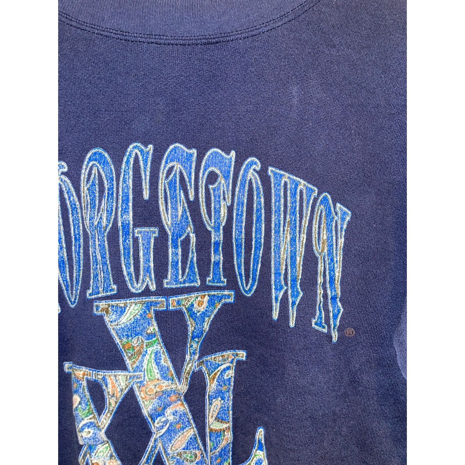 Vintage Vintage Georgetown Sweatshirt Crewneck College University M Size US M / EU 48-50 / 2 - 3 Thumbnail