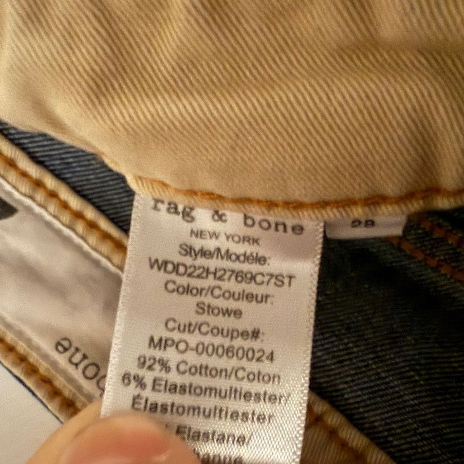 Rag & Bone Rag and Bone Rosa Mid-Rise Boyfriend Jeans Size 28 Size 28" / US 6 / IT 42 - 7 Thumbnail