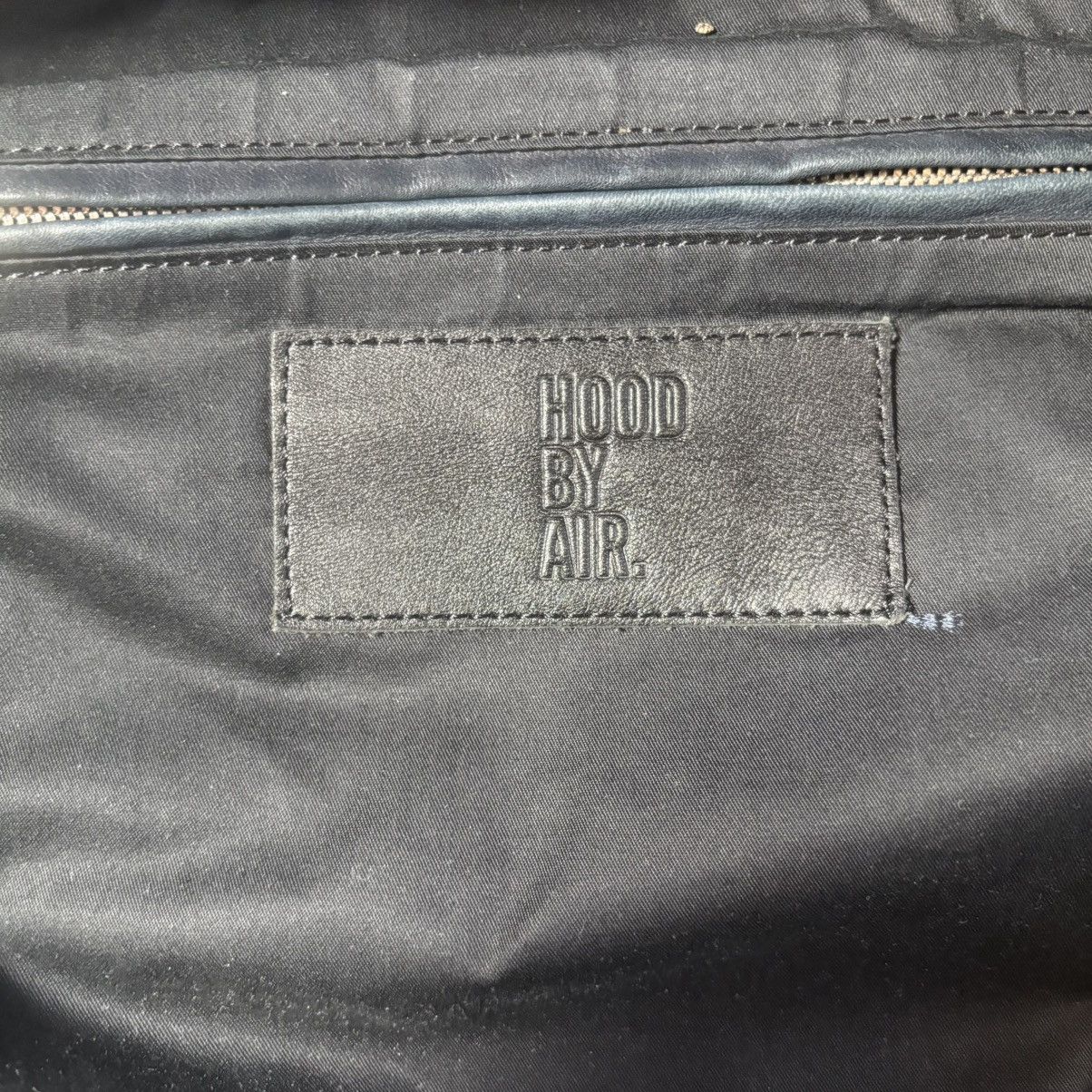 Hood By Air HBA Black Leather Messanger Bag Zippers Size ONE SIZE - 8 Thumbnail