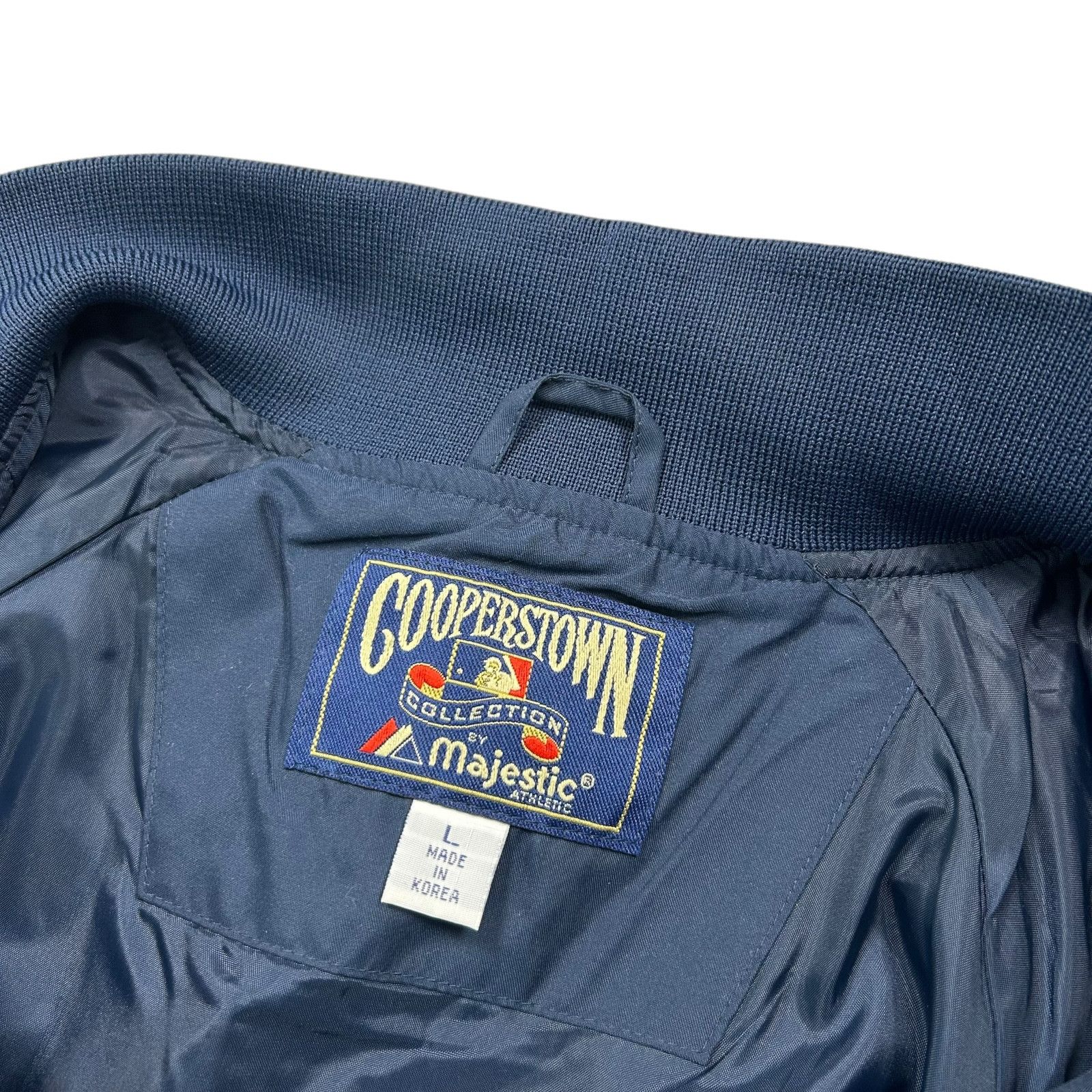 MLB VTG NEW YORK YANKEES MAJESTIC COOPERSTOWN WINDBREAKER JACKET Size US L / EU 52-54 / 3 - 5 Thumbnail