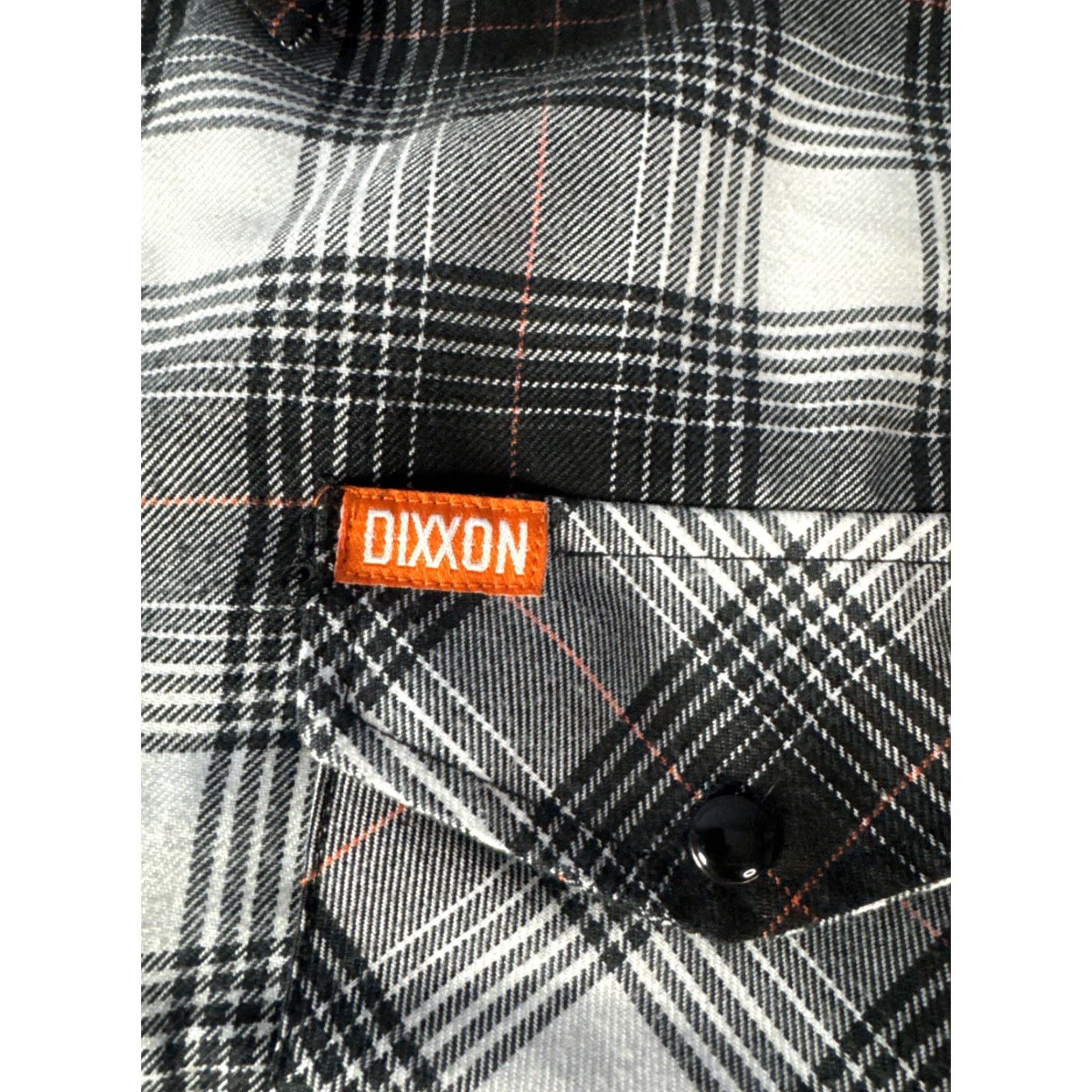 CO Dixxon Flannel Co The Arthur Plaid Snap Long Sleeve Shirt Men’s L Black White Mens Shirt Size US L / EU 52-54 / 3 - 5 Thumbnail