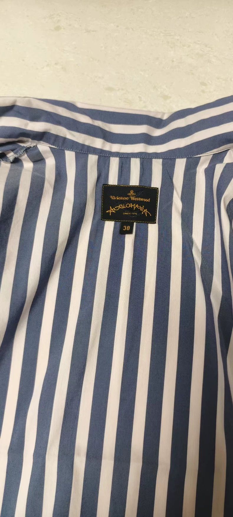 Vivienne Westwood Vivienne Westwood Blue and white striped tight-fitting sho Size XS / US 0-2 / IT 36-38 - 3 Thumbnail