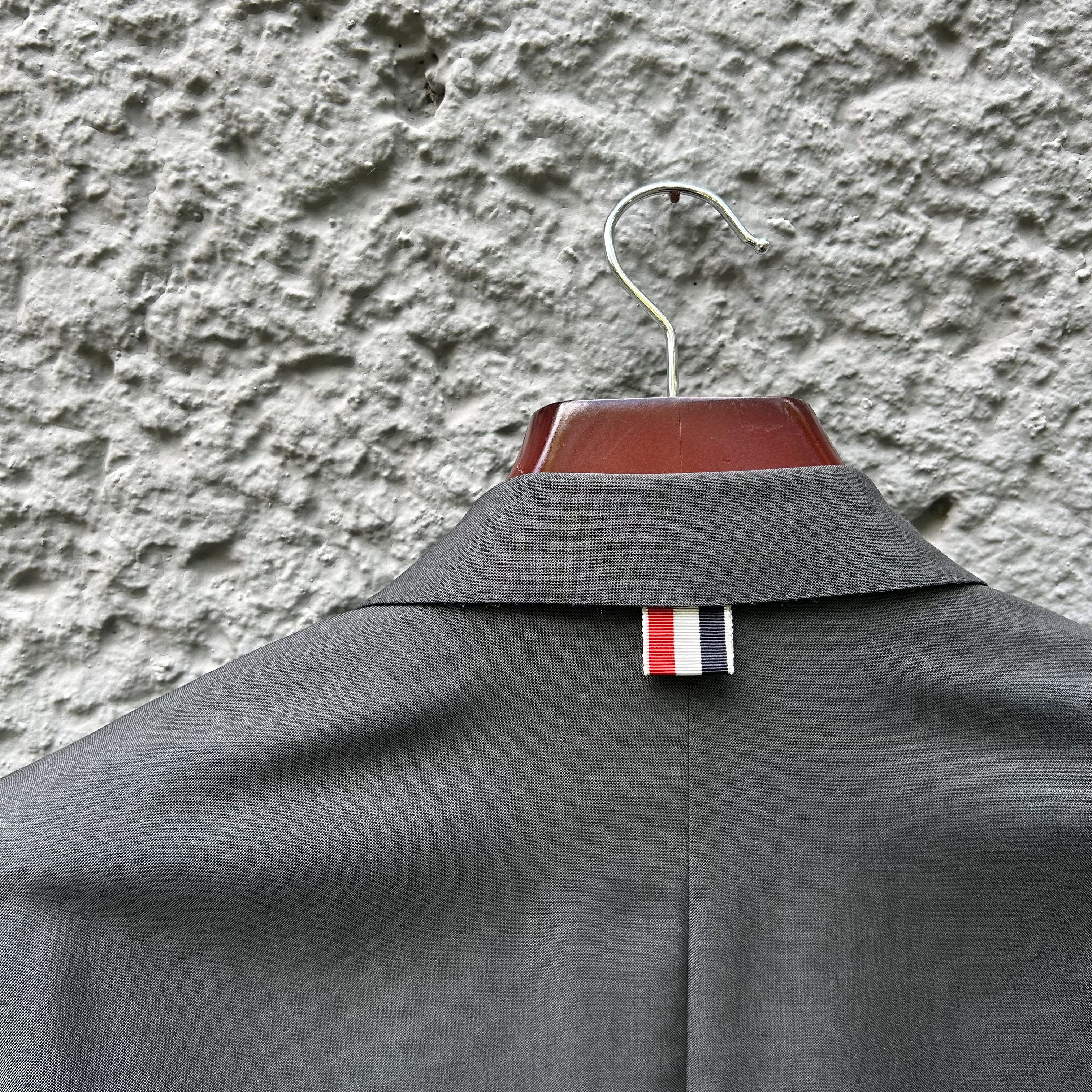 Thom Browne Thom Browne Grey Three-Roll-Two Blazer Jacket Size 50R - 4 Thumbnail
