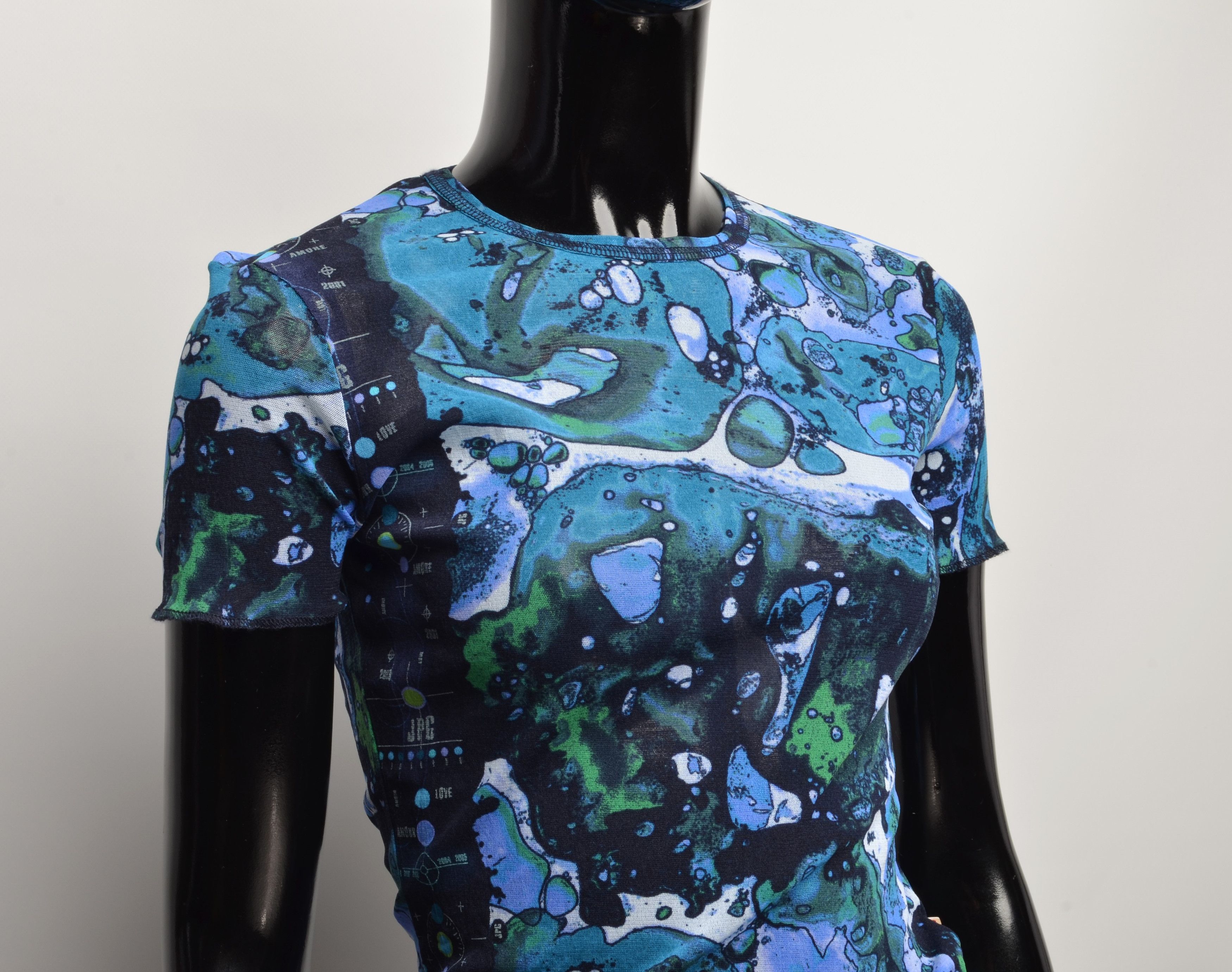 Jean Paul Gaultier Vintage JPG Jean Paul Gaultier Mesh Bacteria SS 2001 Top Size ONE SIZE - 11 Thumbnail
