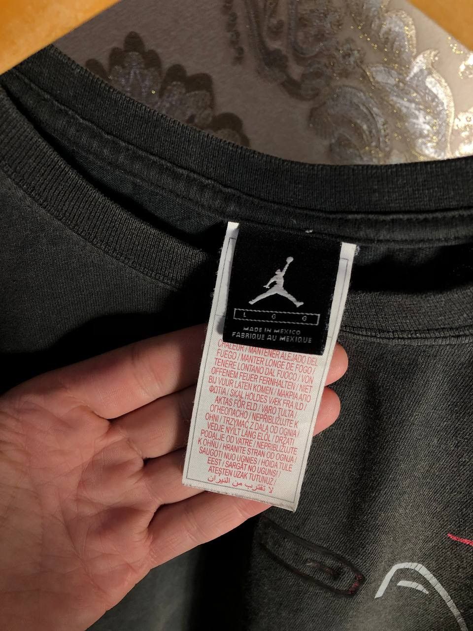 Jordan Brand VINTAGE NIKE AIR JORDAN RETRO T-SHIRT DRILL NBA Y2K 90s USA Size US L / EU 52-54 / 3 - 5 Thumbnail