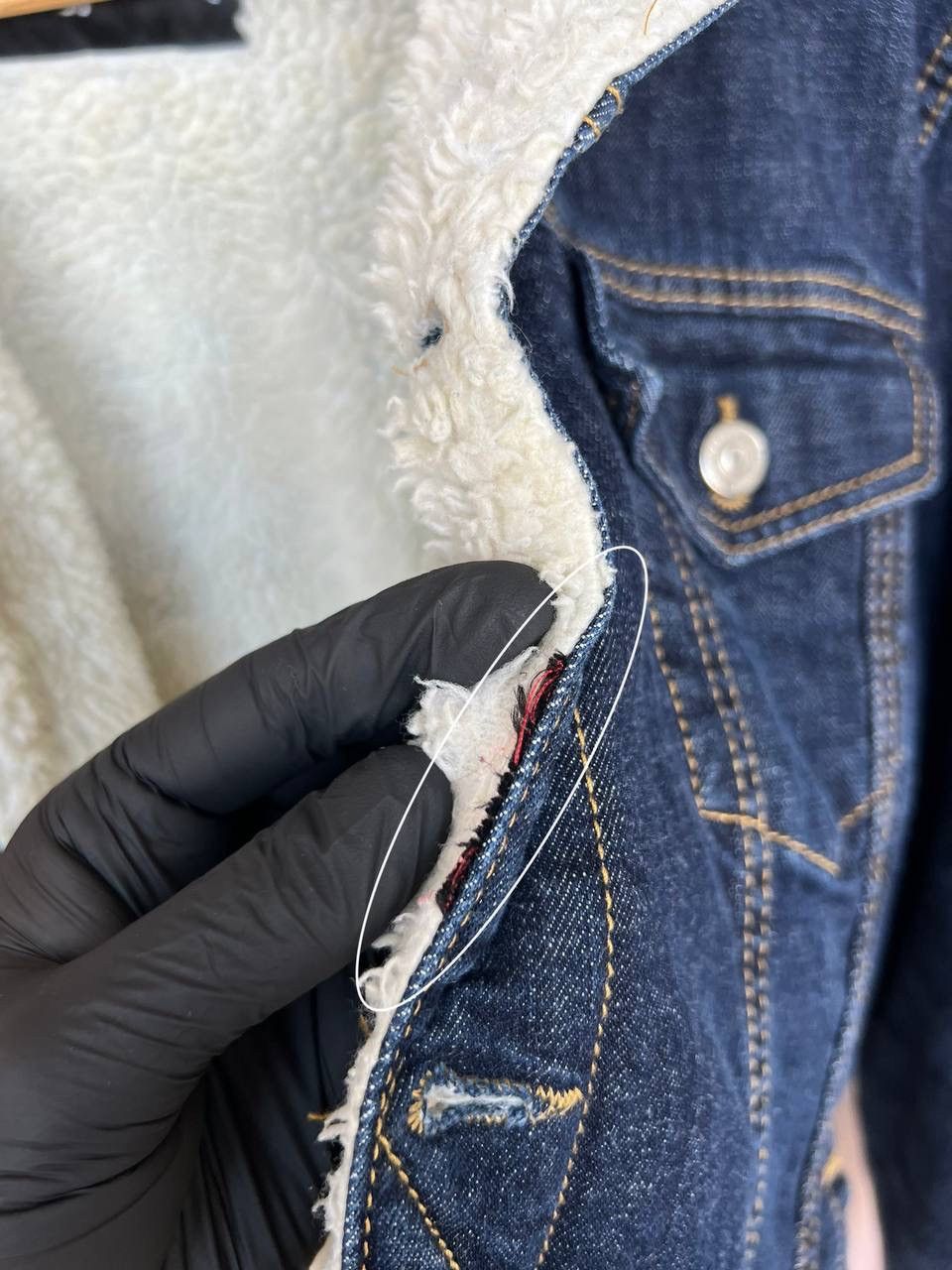 Dsquared2 Dsquared2 Denim Jacket Size 50 or S/M Sherpa Fur Collar Size US M / EU 48-50 / 2 - 18 Thumbnail