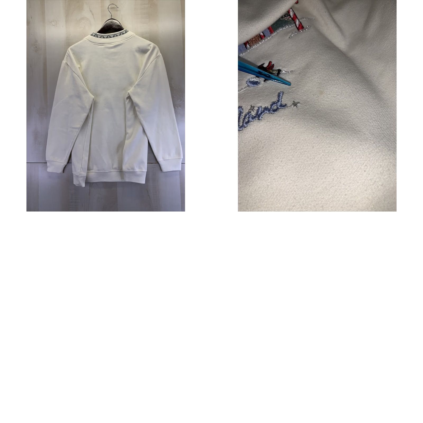 Vintage VINTAGE Bobbie Brooks Winter Womenderland Sweatshirt Ugly Christmas Sweater Sz M White Womens Size M Holiday 1990s - Casual Logo Glow Size M / US 6-8 / IT 42-44 - 8 Thumbnail