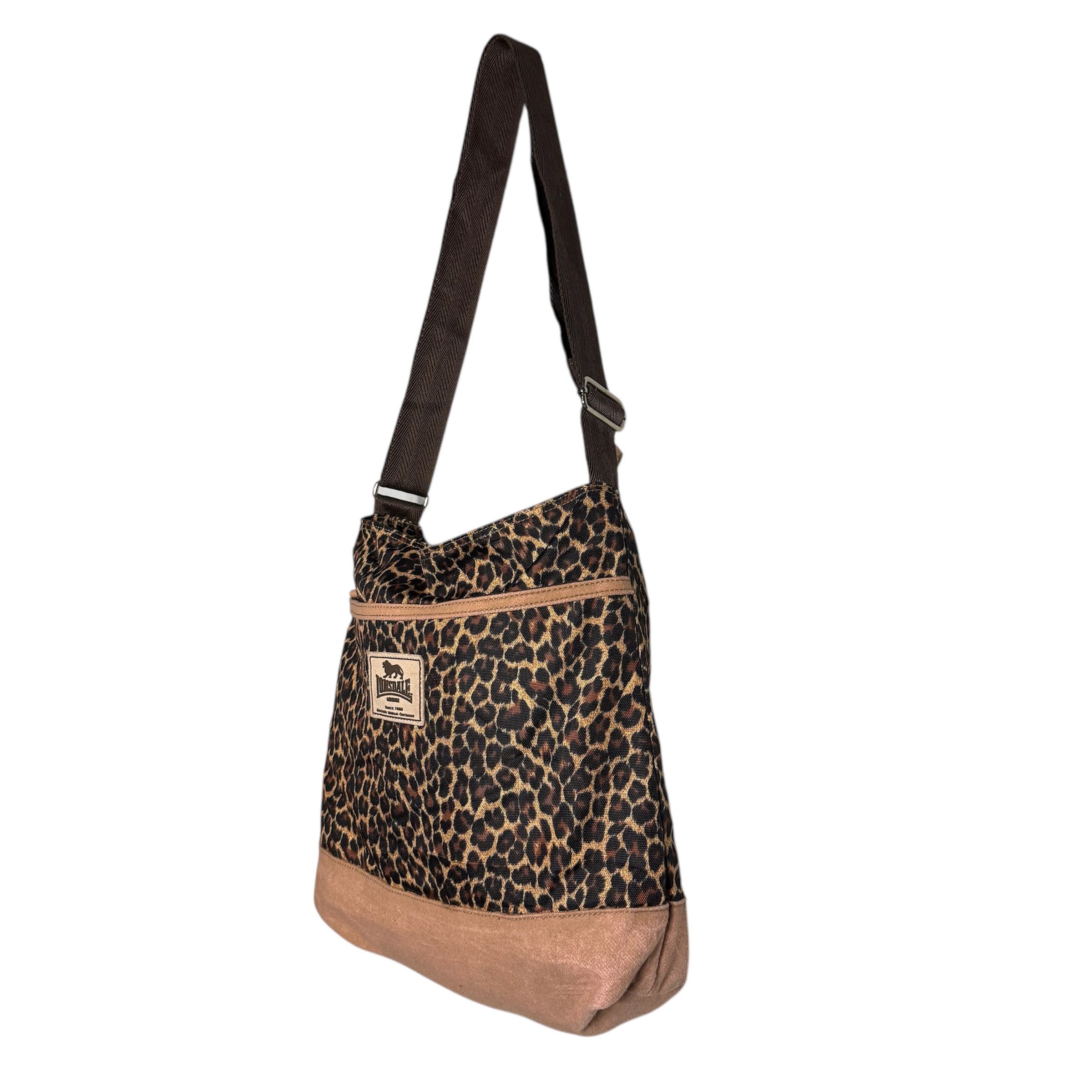 Lonsdale 🔥RARE🔥Vintage Lonsdale London Leopard Crossbody Sling Bag Size ONE SIZE - 3 Thumbnail