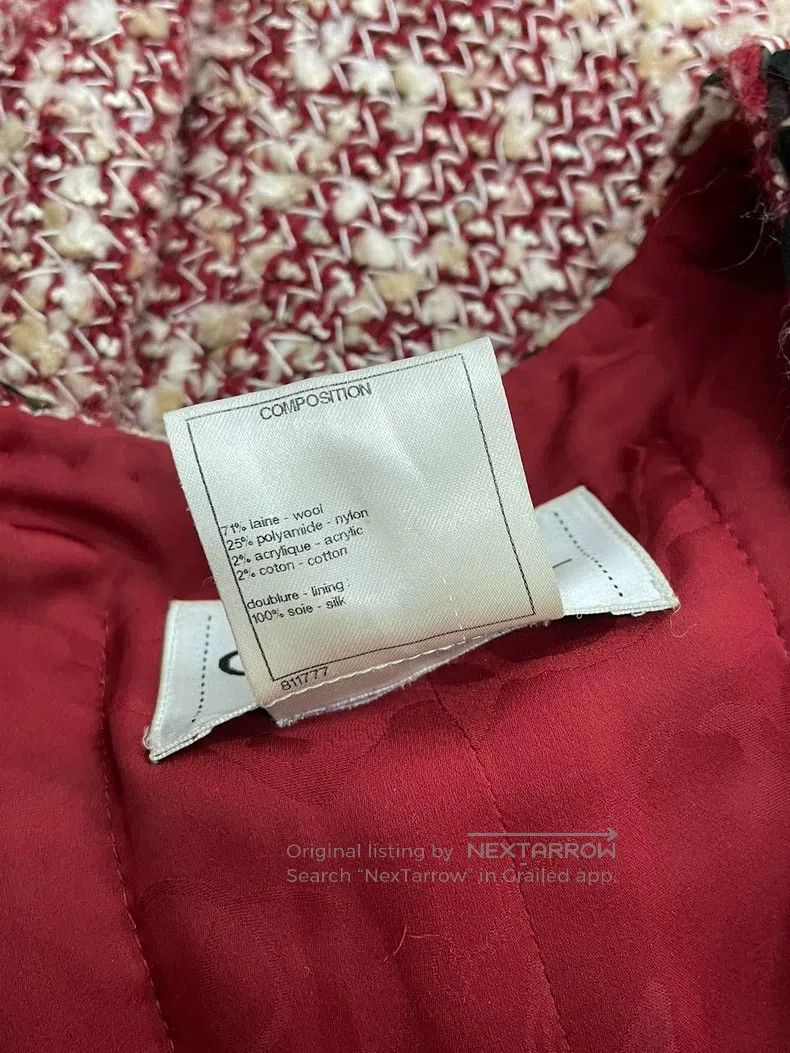 Chanel Chanel Red Dallas series snowflake beef "pork belly" five- Size XS / US 0-2 / IT 36-38 - 6 Thumbnail