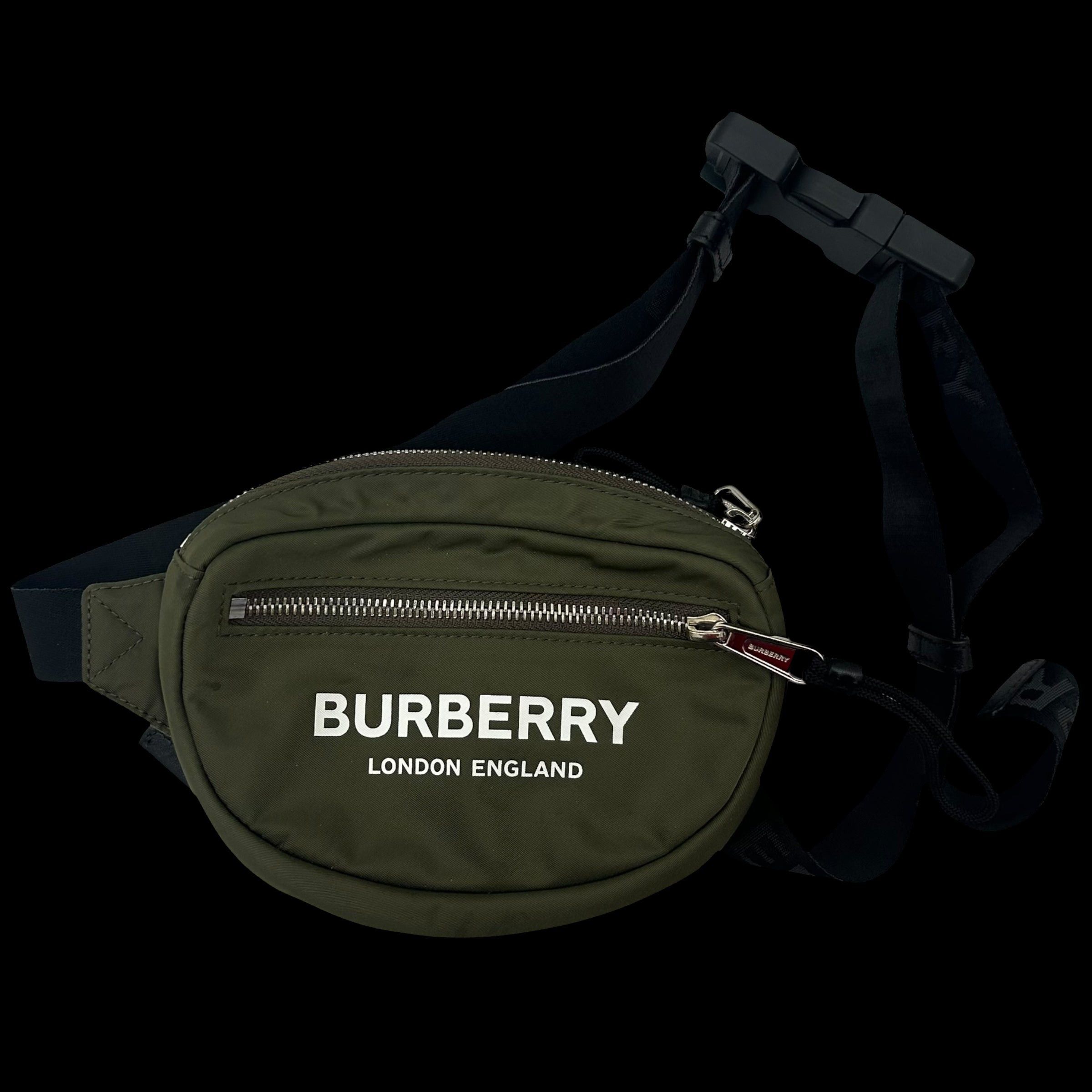 Burberry Burberry Nylon Cannon Waist Bag Khaki Size ONE SIZE - 1 Thumbnail