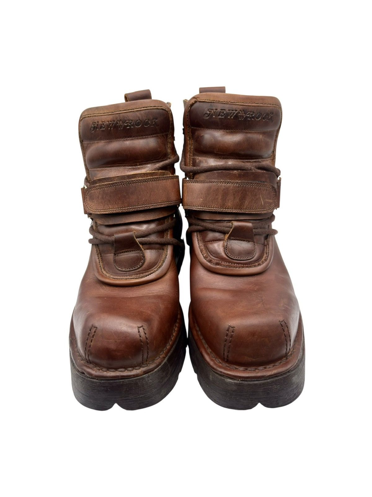 New Rock Vintage New Rock brown ankle leather boots Size 41 Size US 11 / IT 41 - 2 Thumbnail