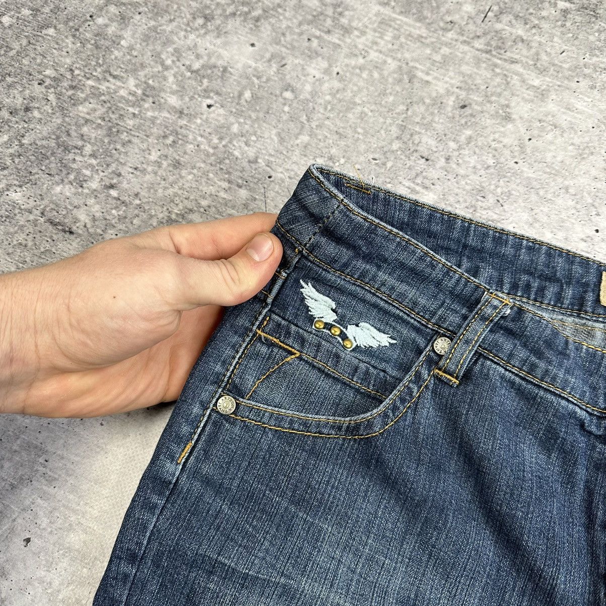 Japanese Brand × Vintage Vintage AJC Flared Jeans Blue Size UK 12 US 10 Size 30" / US 8 / IT 44 - 11 Thumbnail