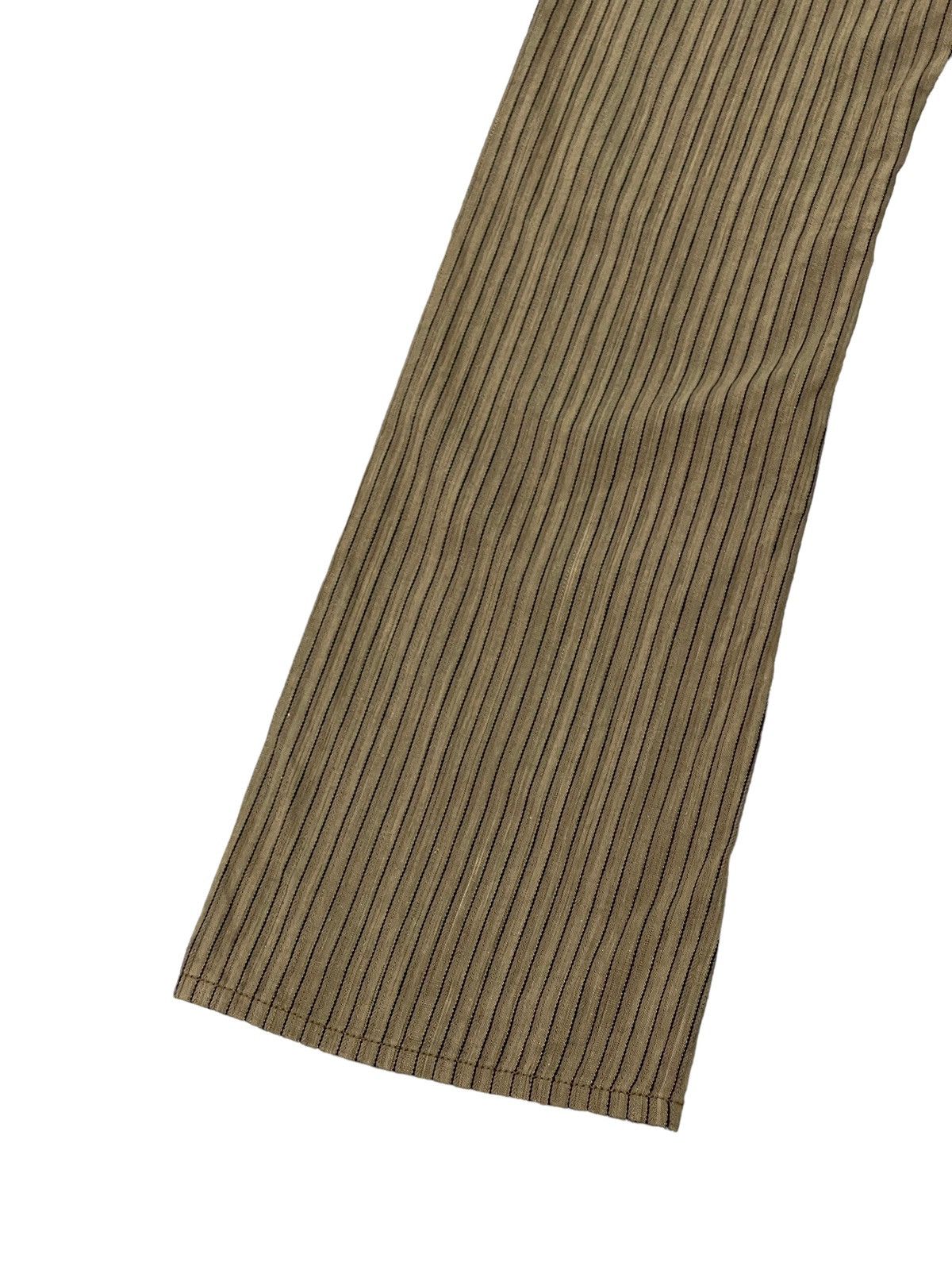 Japanese Brand Flare Jeans Blue Way Japan Wabash Striped Low Rise 8🟦3 Size US 30 / EU 46 - 14 Thumbnail