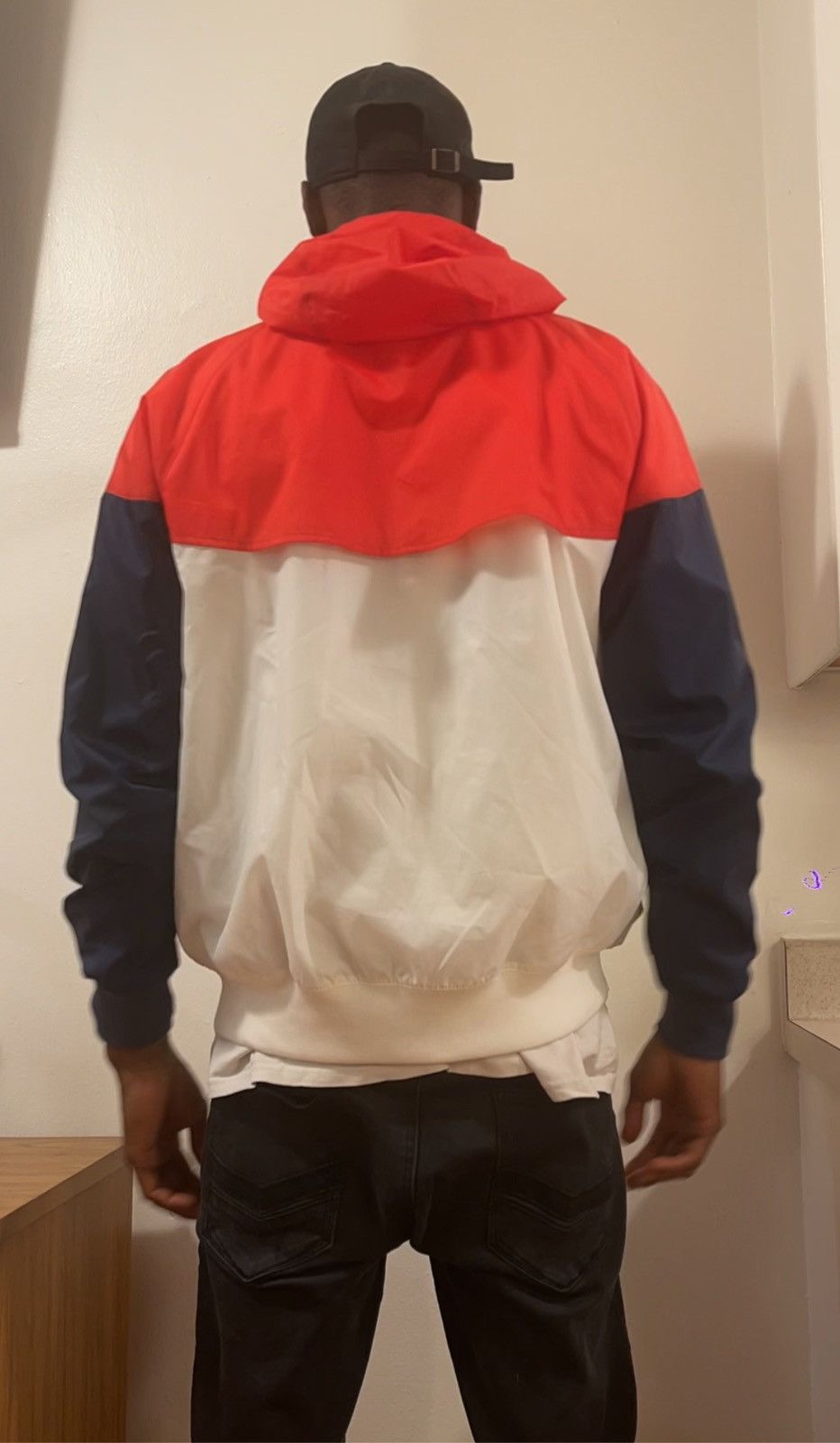 Nike Nike Windrunner Colorblock Jacket – Red, White, and Navy Size US M / EU 48-50 / 2 - 2 Thumbnail