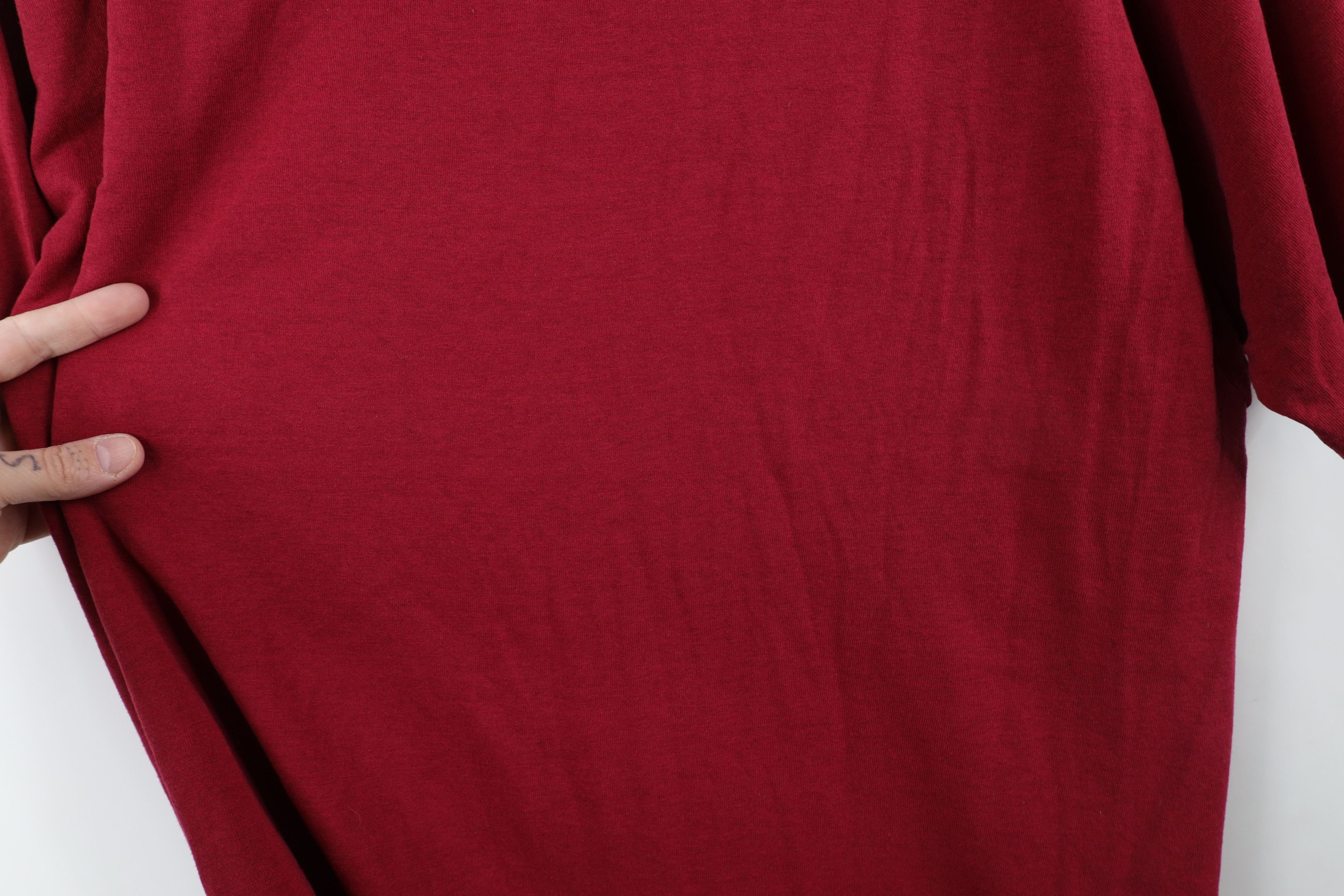 Vintage Vintage 90s Streetwear Short Sleeve Pocket T-Shirt Red USA Size US XXL / EU 58 / 5 - 9 Thumbnail