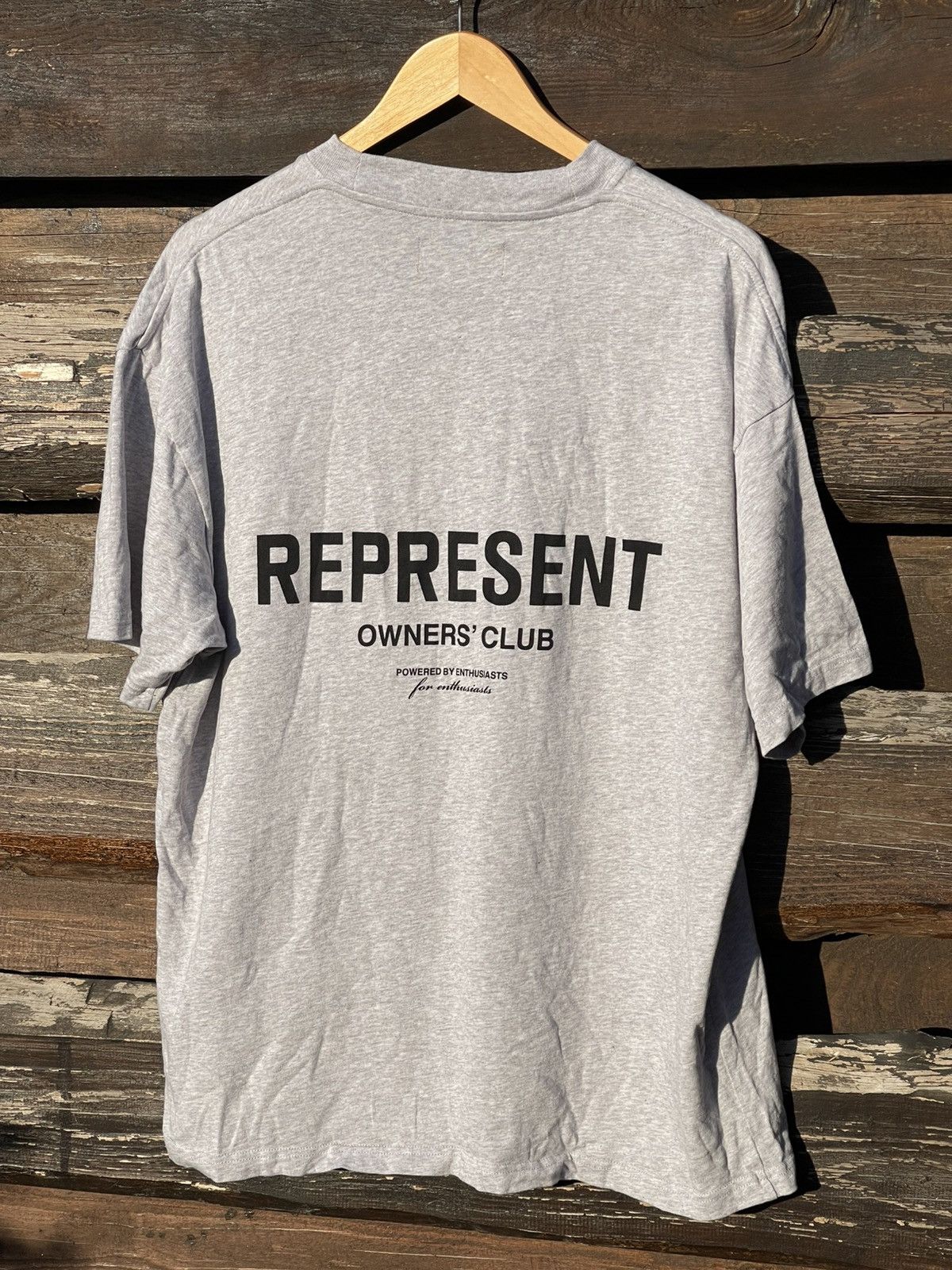 Represent Clo. Represent Owners Club Grey big logo t-shirt Size US M / EU 48-50 / 2 - 1 Thumbnail