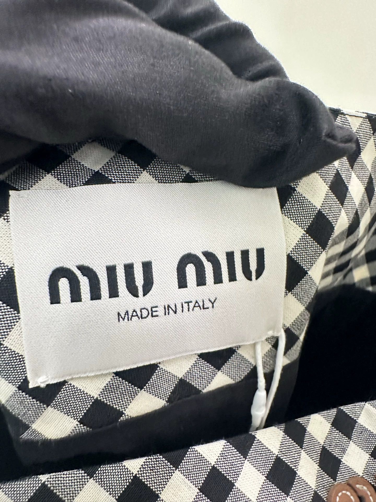 Miu Miu MIUMIU like new black & white check dress 40 Size M / US 6-8 / IT 42-44 - 4 Thumbnail