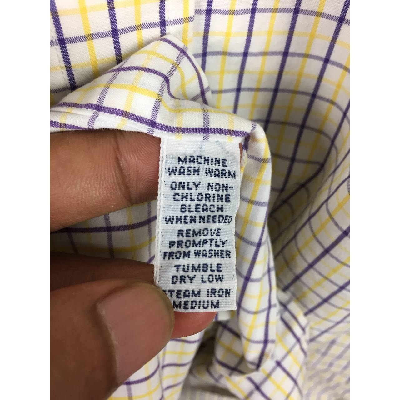 Ralph Lauren × Vintage Vtg Ralph Lauren Blake Two-Ply Cotton Plaid Shirt Size US L / EU 52-54 / 3 - 11 Thumbnail
