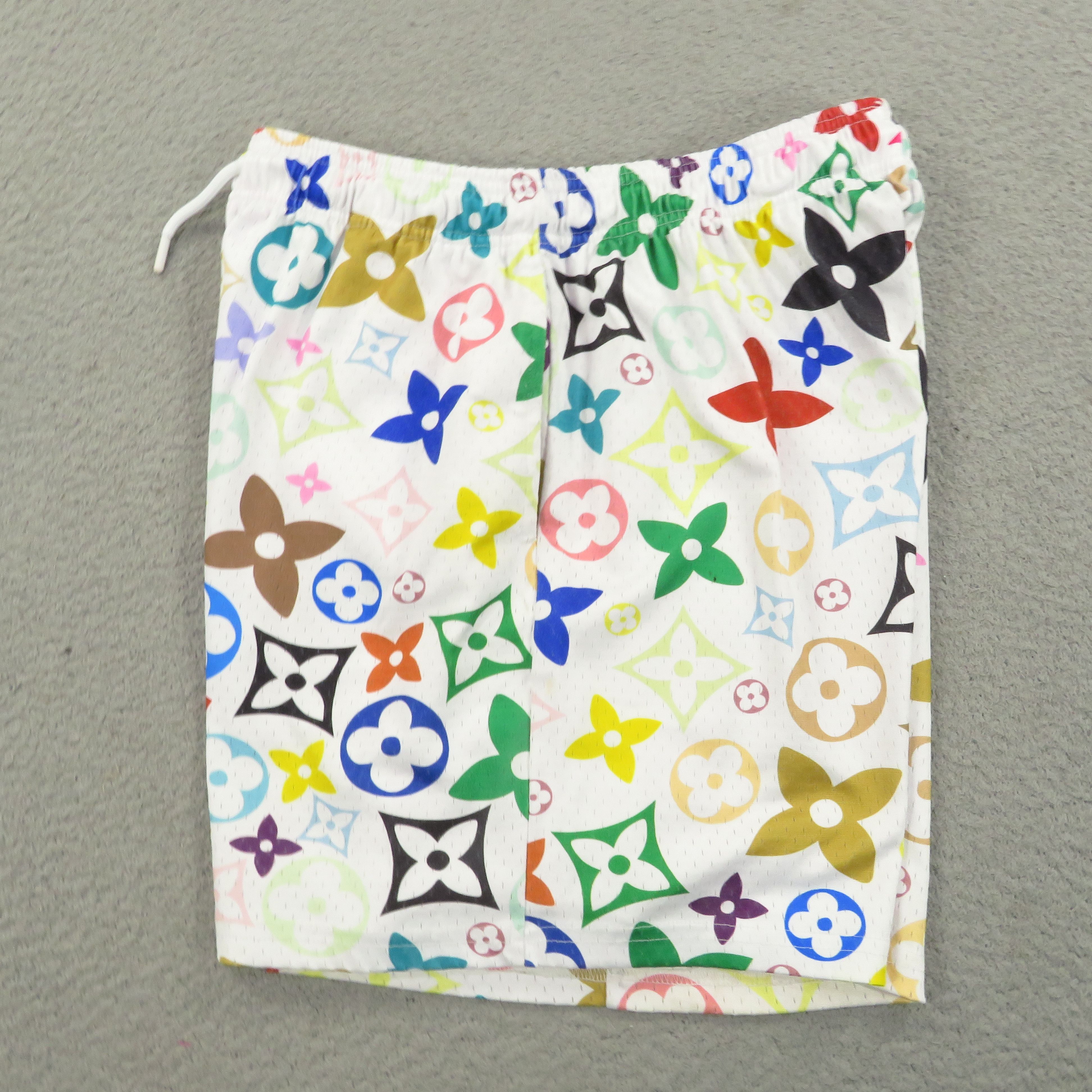 Other Mr Remade Shorts LV Monogram All Over Mesh Gym Mens Size US 32 / EU 48 - 3 Thumbnail